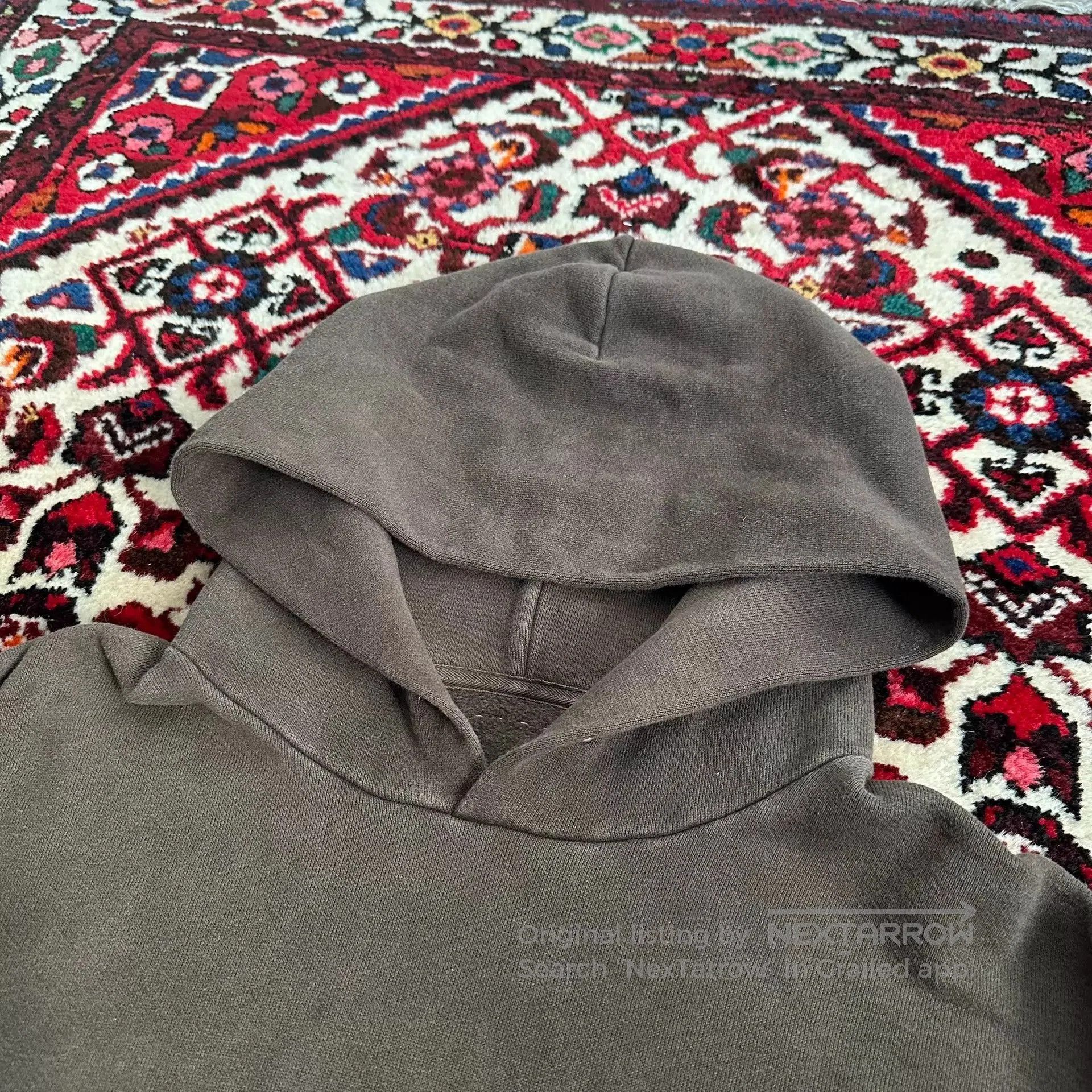 Visvim Brown Oversized Hoodie with Kangaroo Pocket. Size US S / EU 44-46 / 1 - 5 Thumbnail