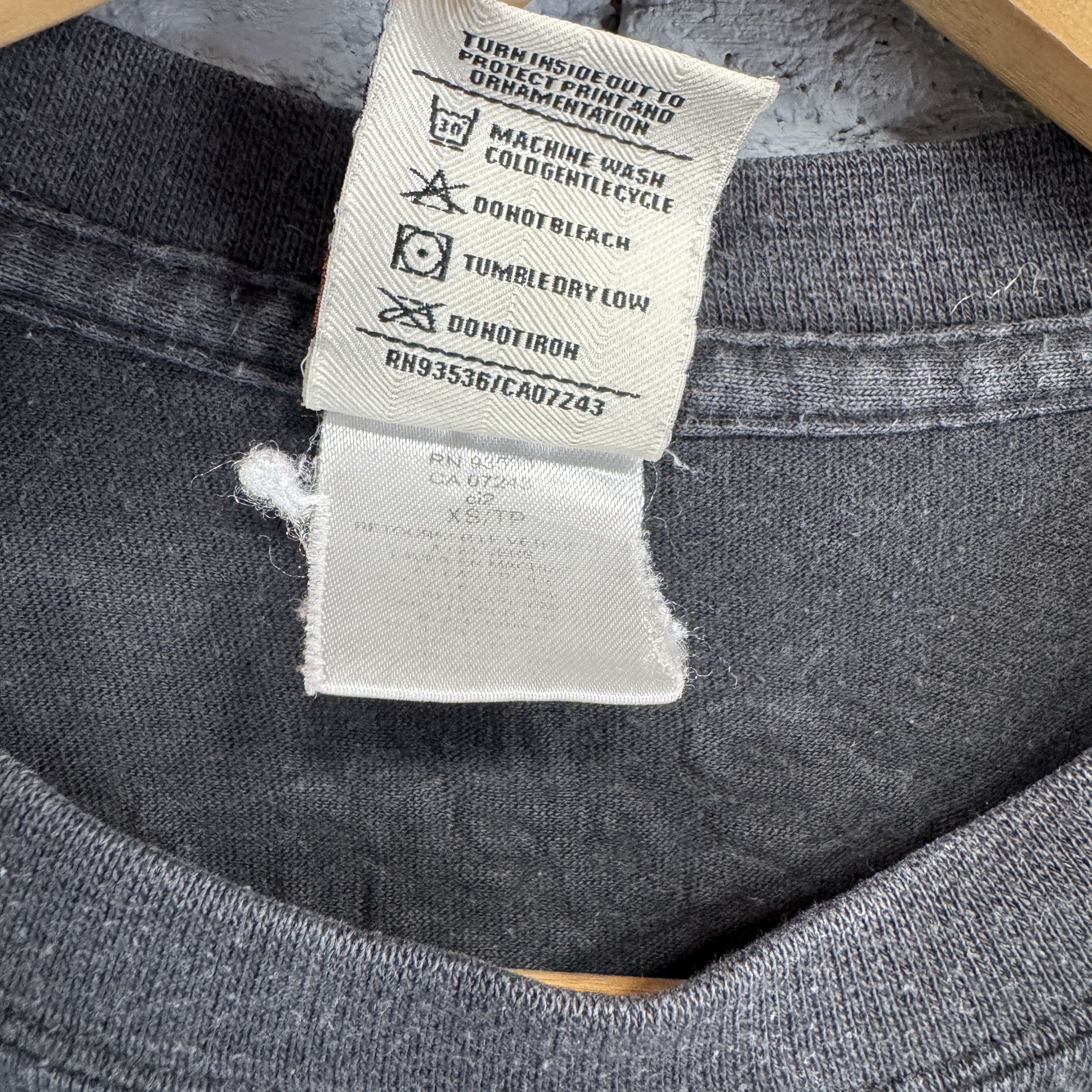 Ecko Unltd. Vintage Ecko Unltd Black Rhinoceros Logo Sunfaded Tshirt Size US XS / EU 42 / 0 - 7 Thumbnail