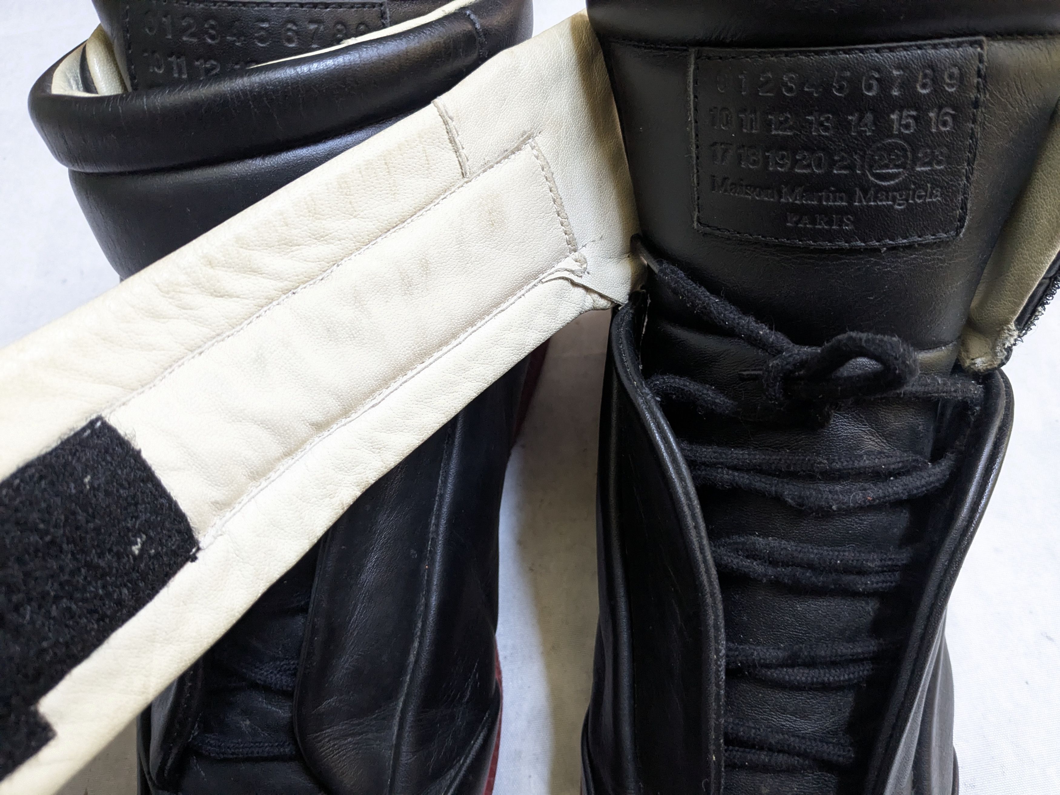 Maison Margiela Maison Margiela Future Sneakers Black Red 8 41 High Tops Size US 8 / EU 41 - 6 Thumbnail