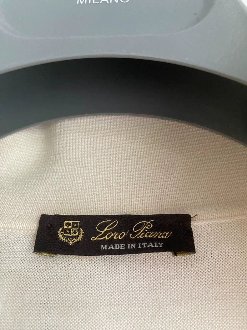 Loro Piana LORO PIANA Silk cotton skin-friendly polo shirt Size S / US 4 / IT 40 - 3 Thumbnail