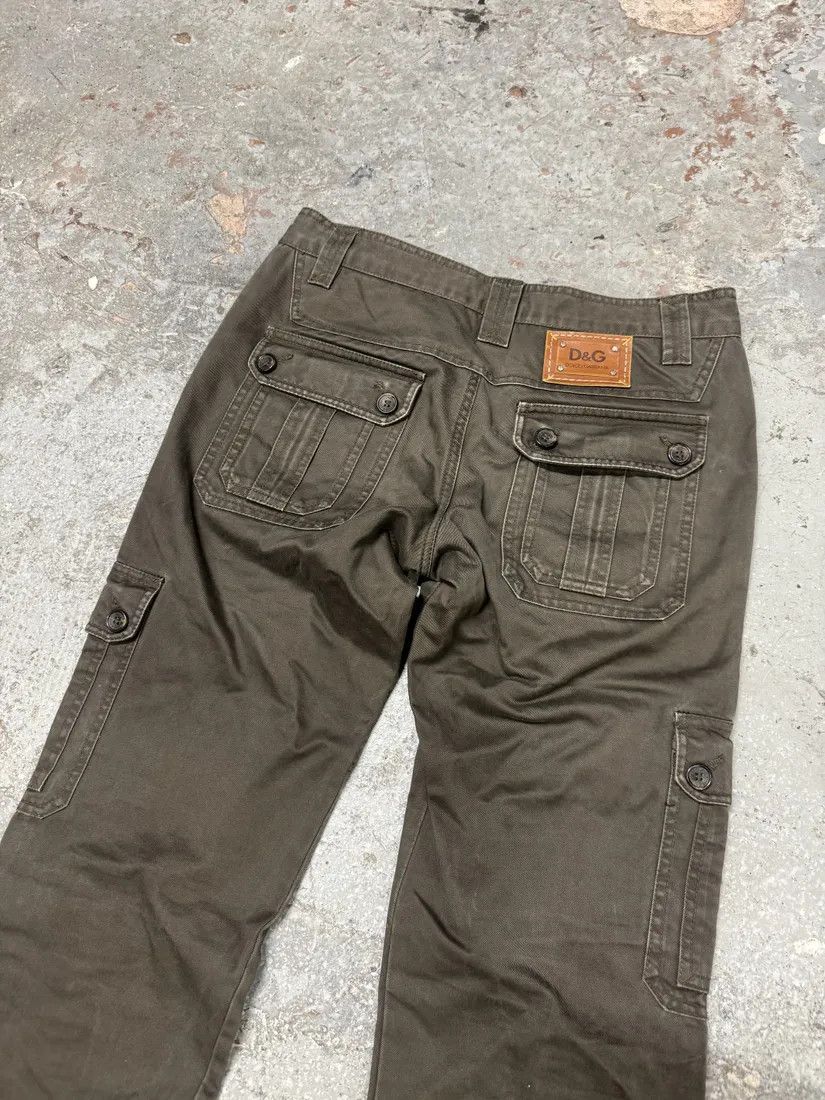 Dolce & Gabbana × Vintage SS2008 Dolce & Gabbana Multi Pockets Cargo Olive Pants Size US 30 / EU 46 - 10 Thumbnail