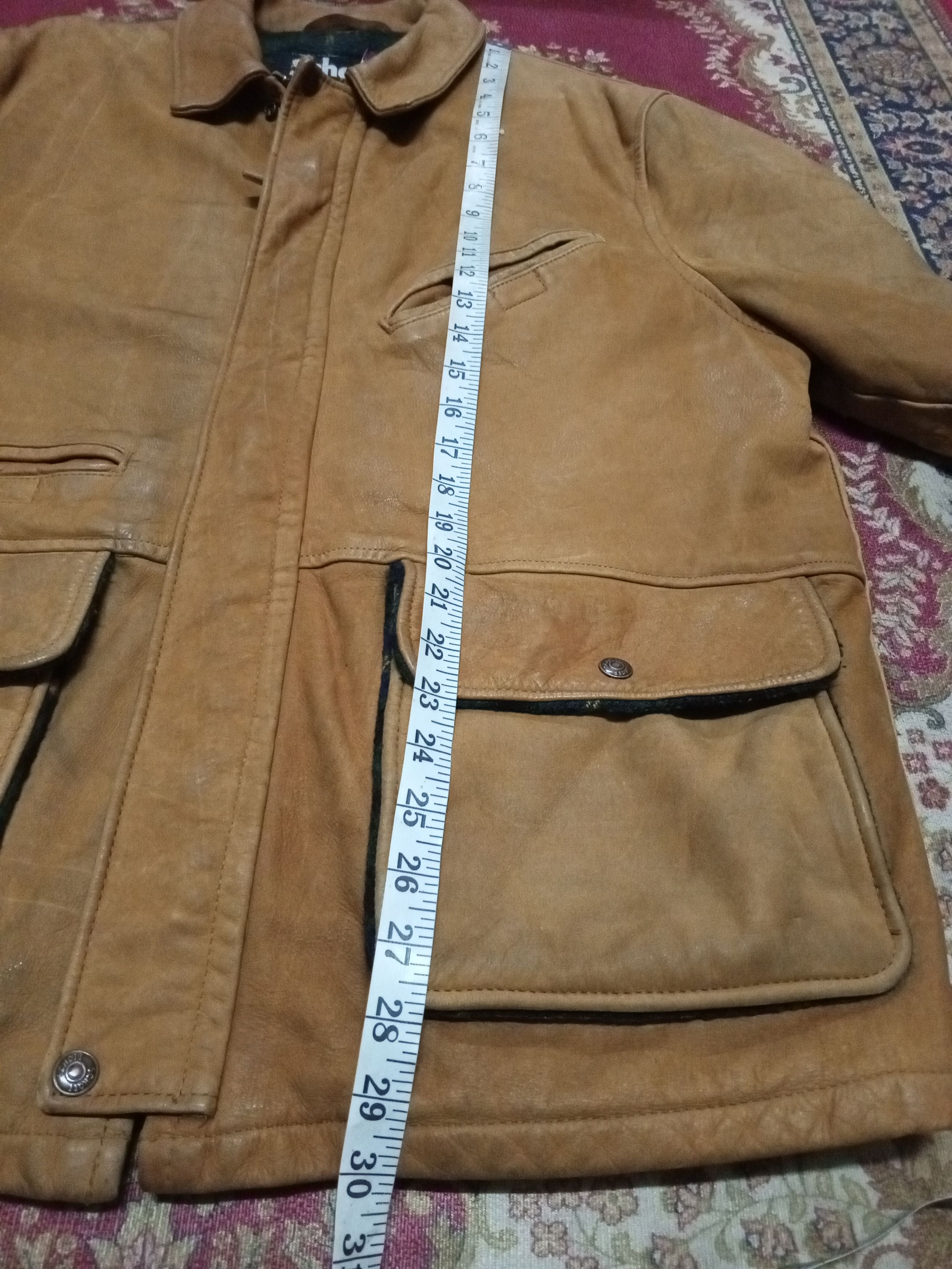 Vintage 80s vintage Schott N.Y.C leather wool jacket Size US XL / EU 56 / 4 - 10 Thumbnail