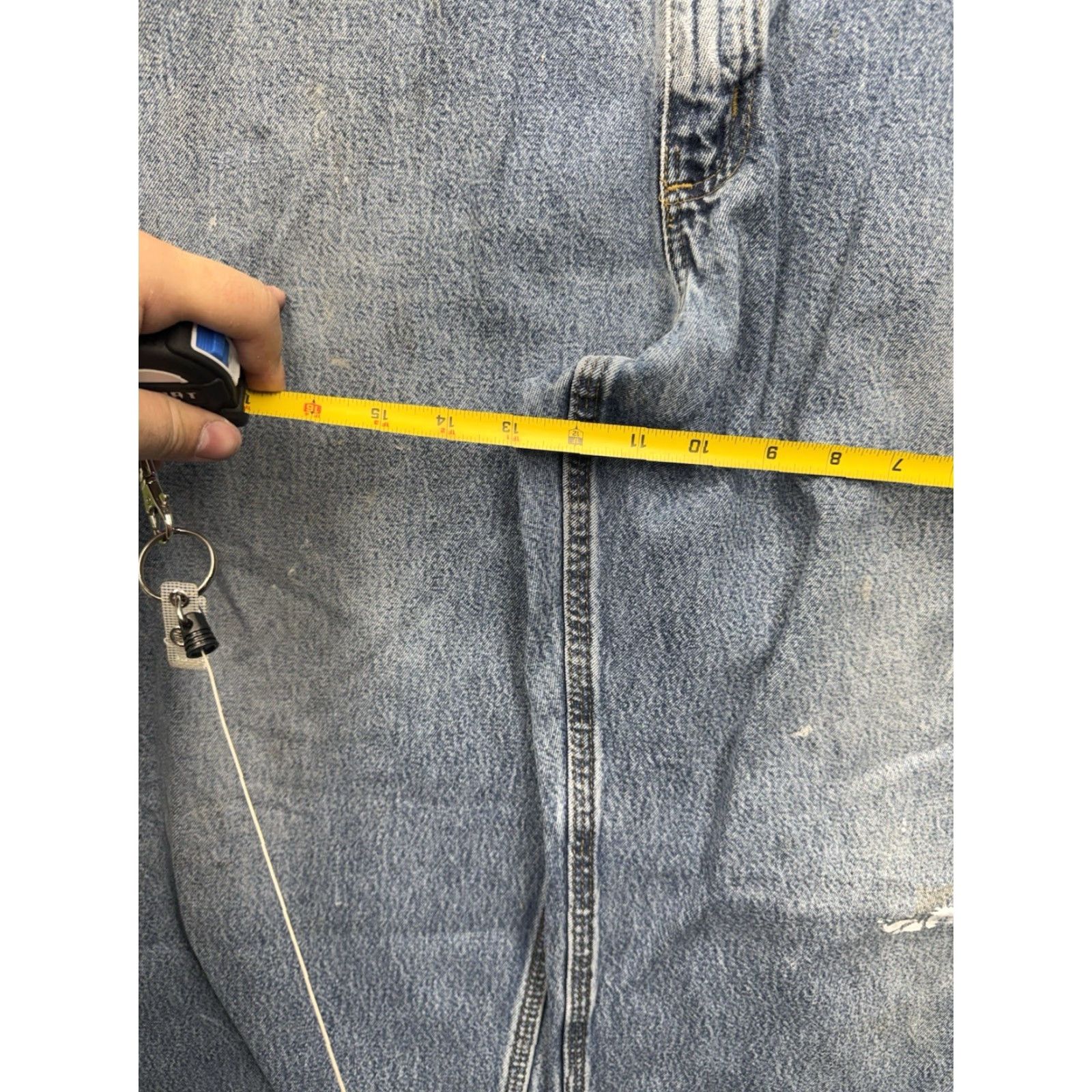 Carhartt Carhartt Carpenter Jeans Mens 40x32 Denim Original Dungaree Fit Workwear Jeans Carhartt B13DPS Blue 5-Pocket Relaxed Straight Mens Regular Size US 40 / EU 56 - 2 Thumbnail