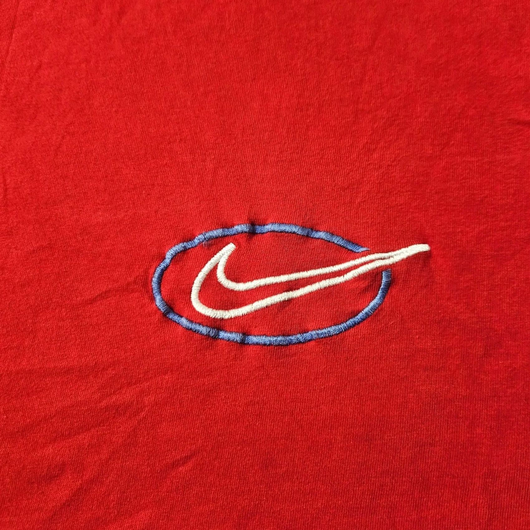 Nike Vintage Nike Gray Tag Made in USA Tank Top Embroidered Swoosh Red Mens XL Size US XL / EU 56 / 4 - 3 Thumbnail