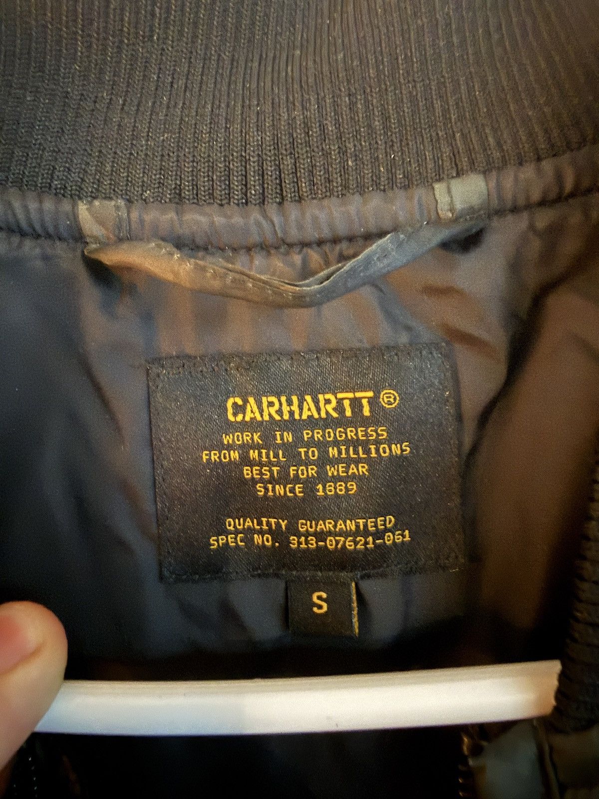 Carhartt Wip Volta Quilted Bomber Jacket Liner - Camo Evergreen Size US S / EU 44-46 / 1 - 3 Thumbnail