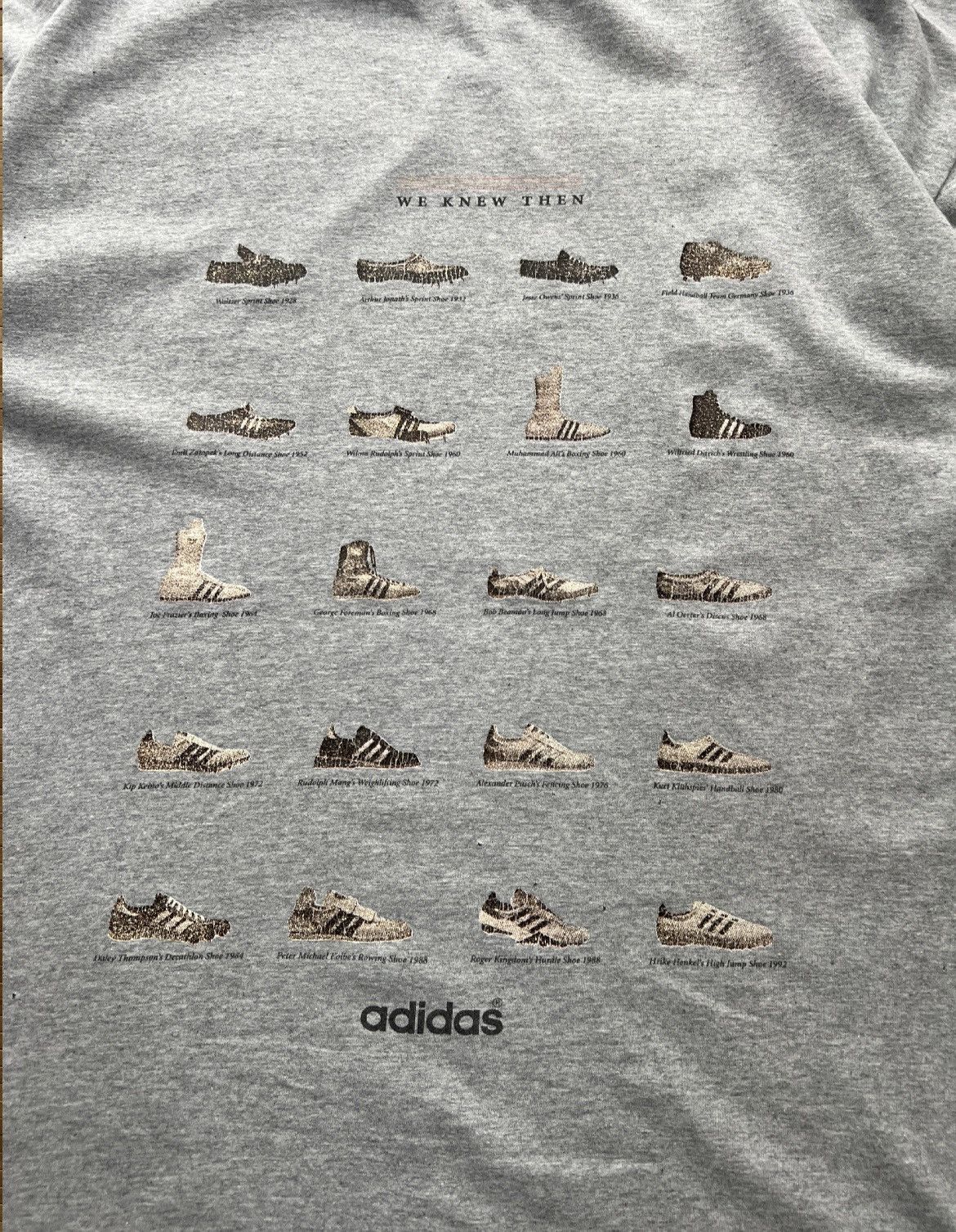 Adidas 90s Adidas Back Than Shoes Tshirt Size US L / EU 52-54 / 3 - 3 Thumbnail