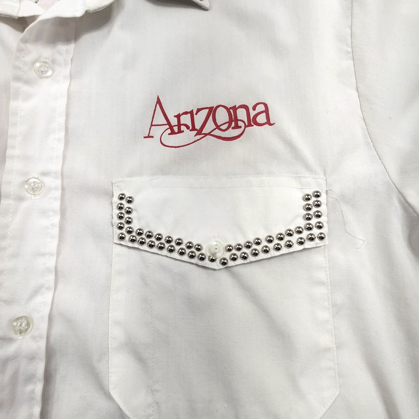 Vintage VINTAGE Haleman Shirt Mens S Western Arizona Star Cowboy 80s Shirt Mens S White Button-Up Long Sleeve Size US S / EU 44-46 / 1 - 7 Thumbnail