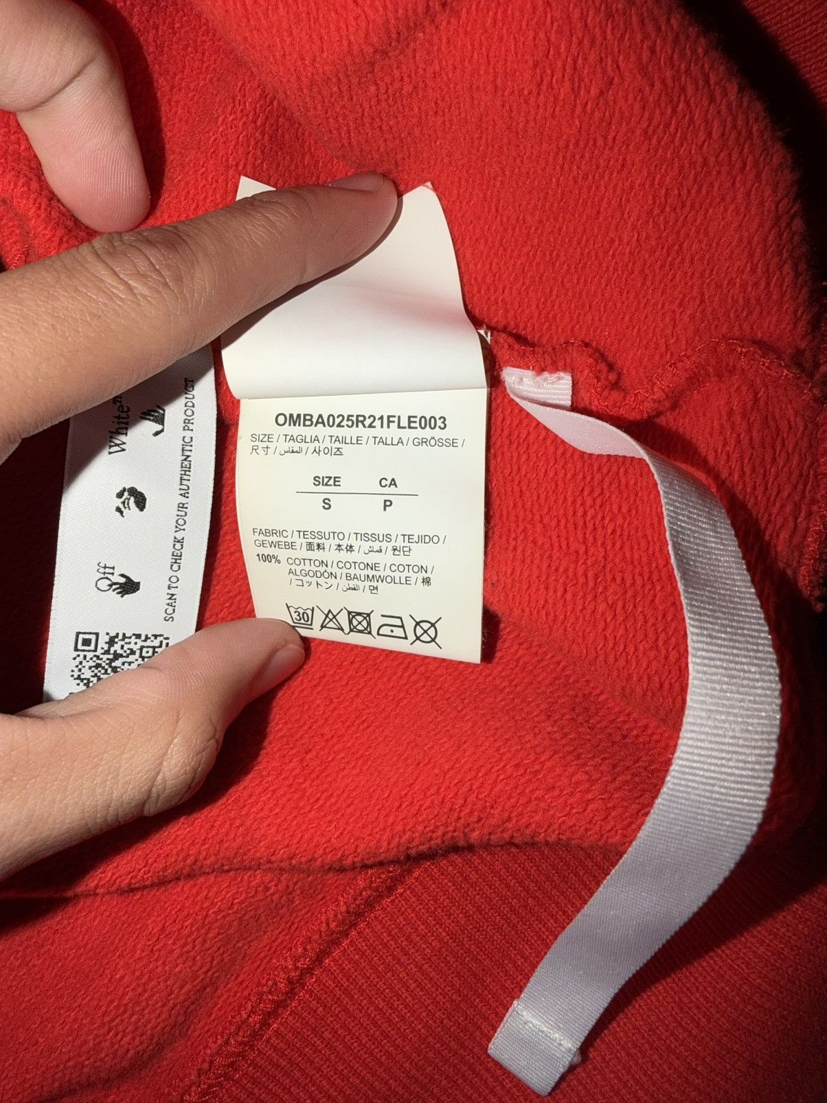 Off-White Off White Mona Lisa Red Crewneck Size US S / EU 44-46 / 1 - 6 Thumbnail