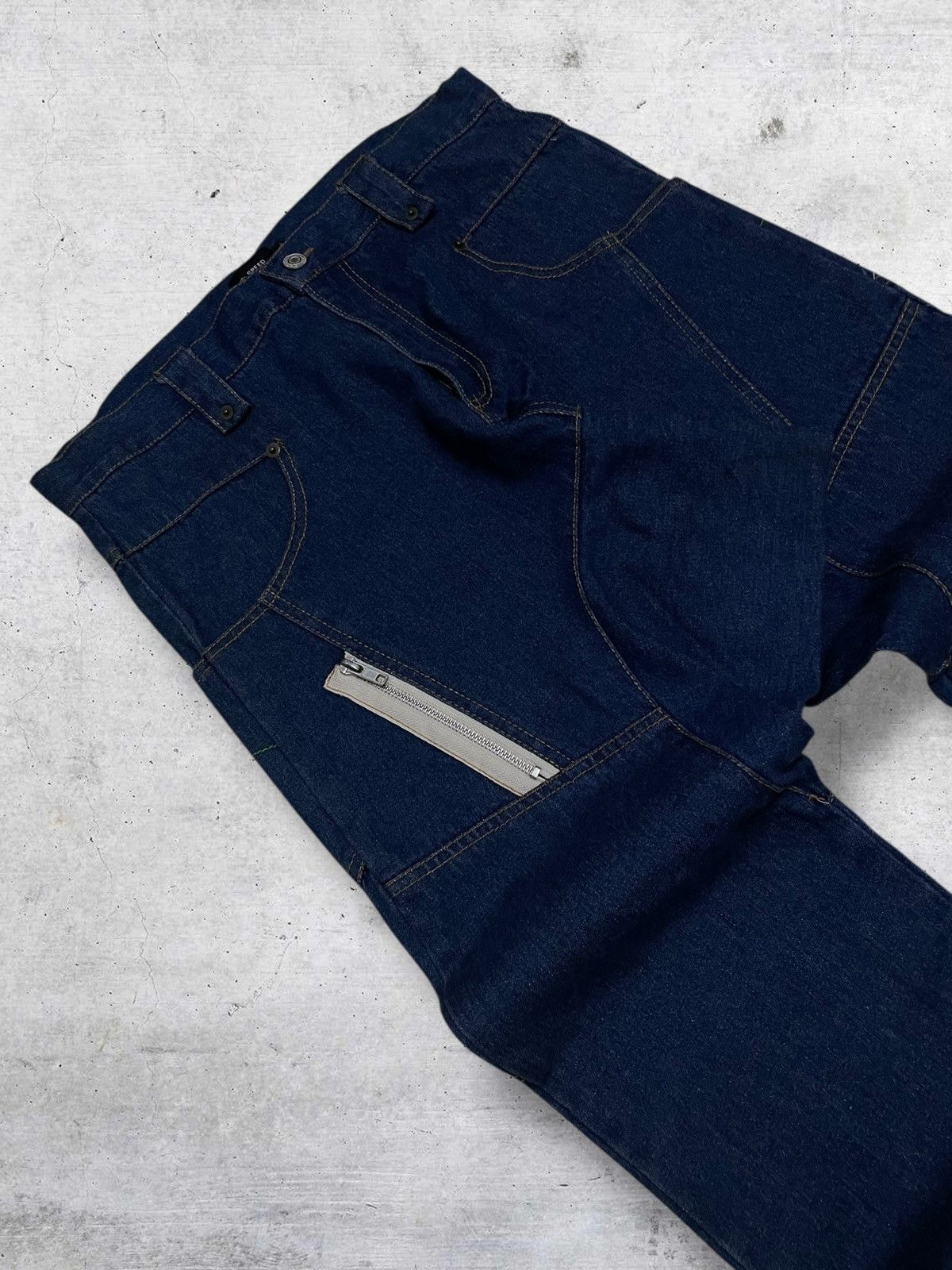 Japanese Brand VINTAGE SPEEDORANGE 90S JAPAN DESIGNER DEMON INDIGO DENIM Size US 31 - 7 Thumbnail