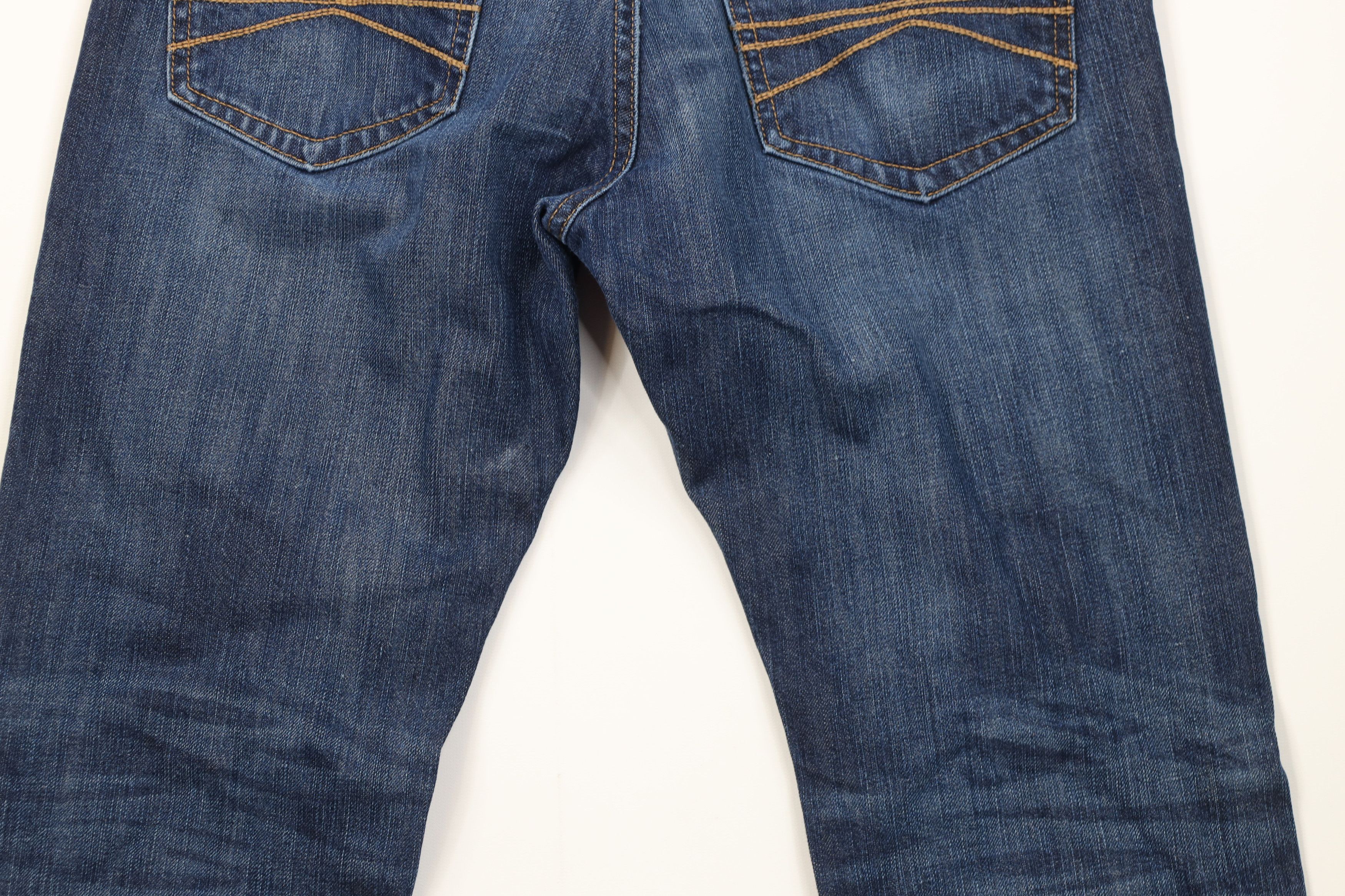Express Express Rocco Slim Fit Boot Cut Denim Jeans Blue Cotton Size US 30 / EU 46 - 12 Thumbnail