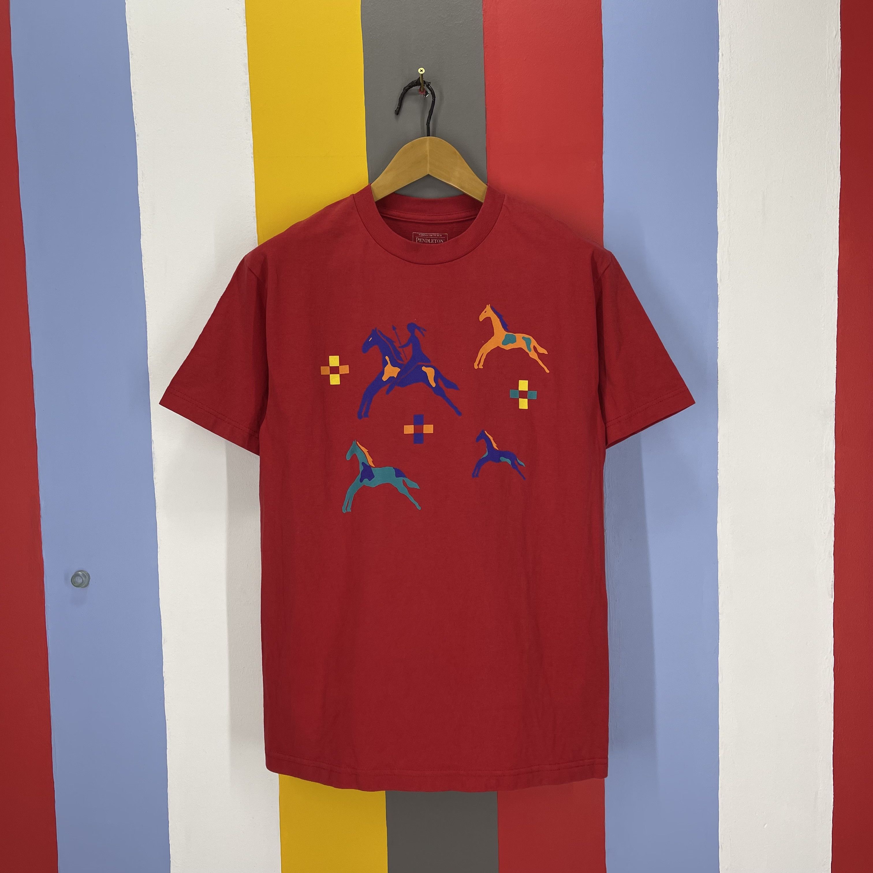 Pendleton PENDLETON Crew Neck T Shirt #1277/AS Size US S / EU 44-46 / 1 - 1 Thumbnail