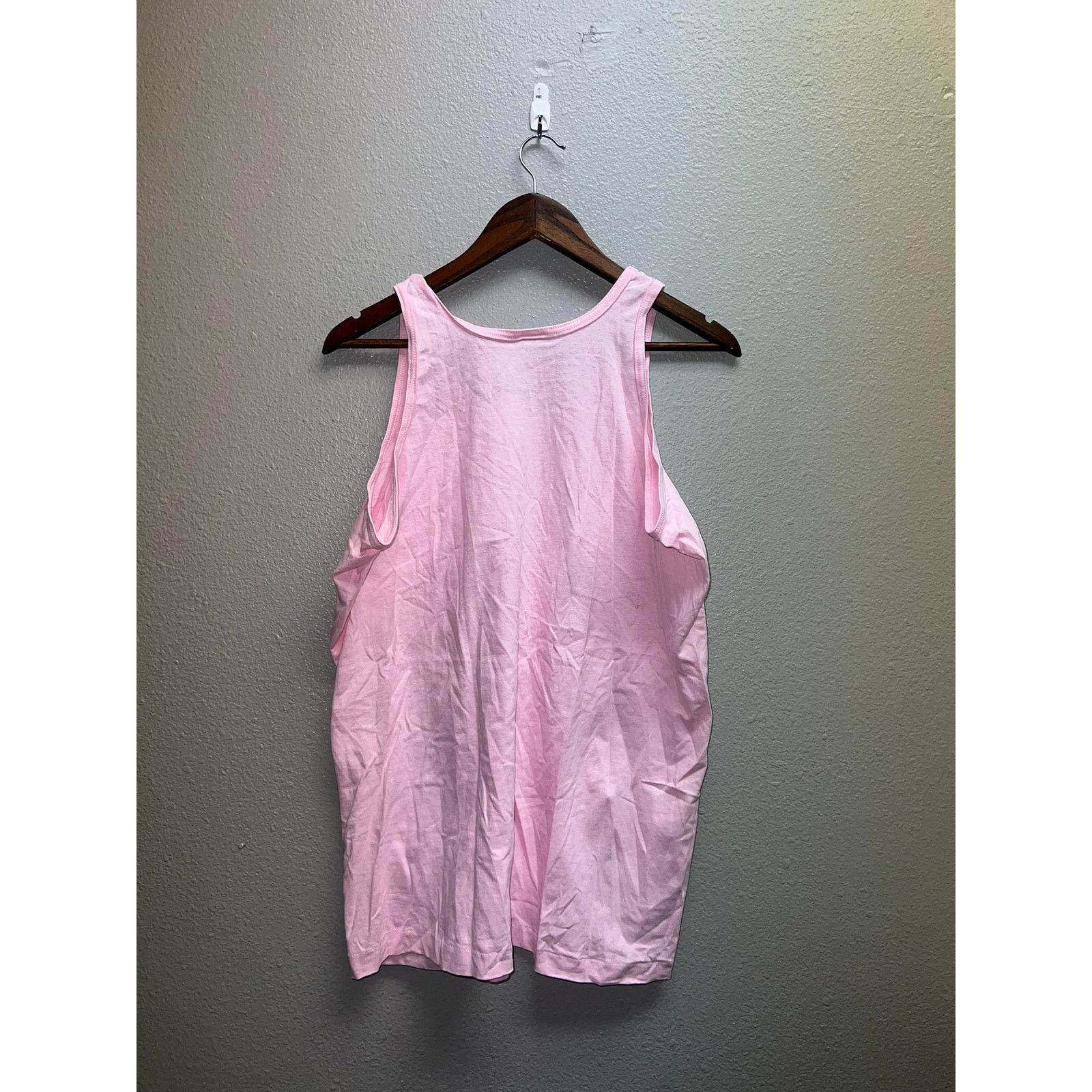 Signal Sport 80s Vintage Signal Mega-Tee Pink Blank Tank Shirt Top VTG L Size US L / EU 52-54 / 3 - 7 Thumbnail