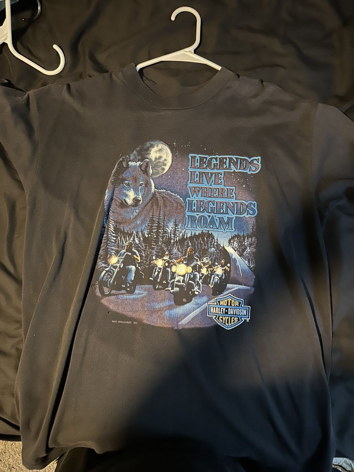 Harley Davidson × Vintage Harley Davidson T-shirt Size US XL / EU 56 / 4 - 1 Thumbnail