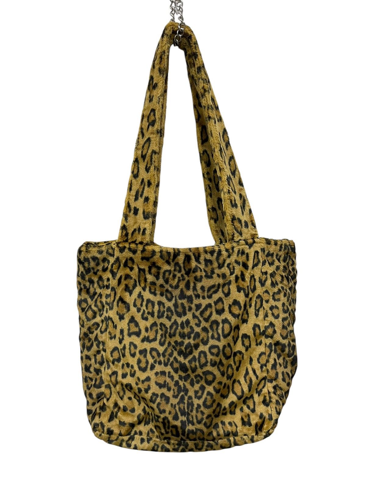 Vintage La Maison de la Fausse Fourrure Leopard Faux Fur Tote Bag Size ONE SIZE - 4 Thumbnail