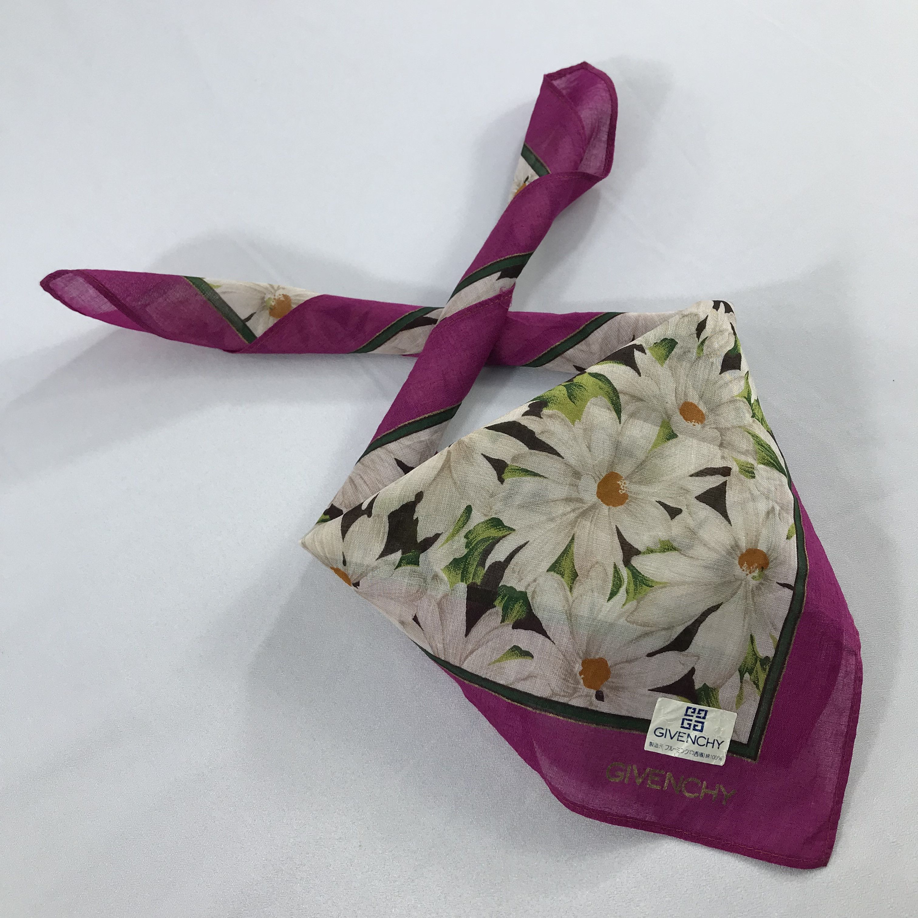 Vintage Vintage Givenchy Bandana / Handkerchief / Neckerchief -S2534 Size ONE SIZE - 4 Thumbnail