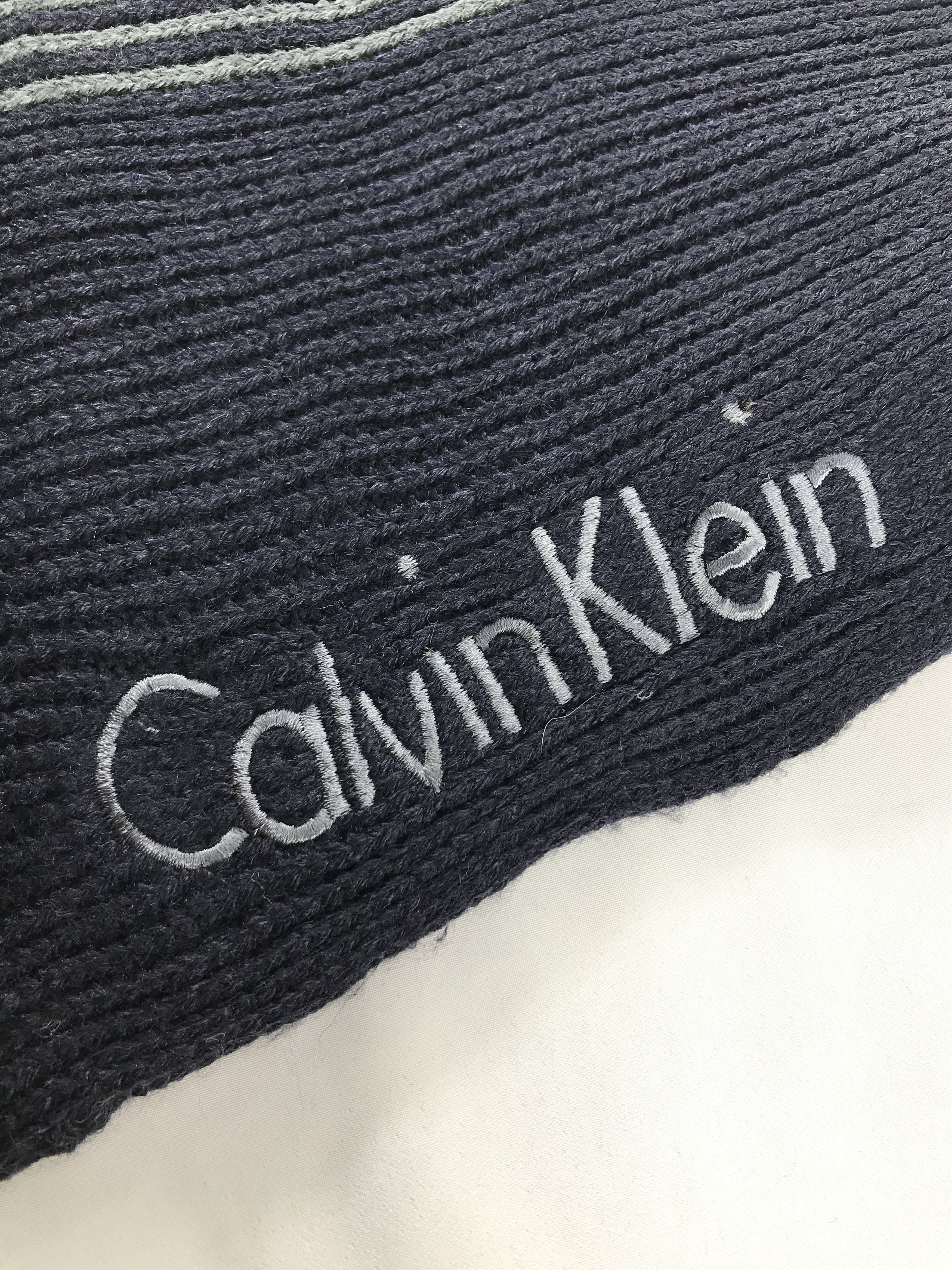 Calvin Klein Vintage Calvin Klein Scarf/Muffler/Neckwear MF1640 Size ONE SIZE - 4 Thumbnail
