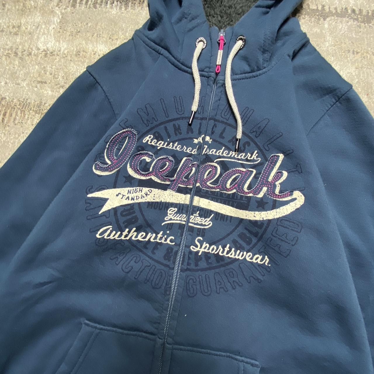 Japanese Brand 2000s Icepeak Insulated Zip Hoodie Blue M Size US M / EU 48-50 / 2 - 3 Thumbnail