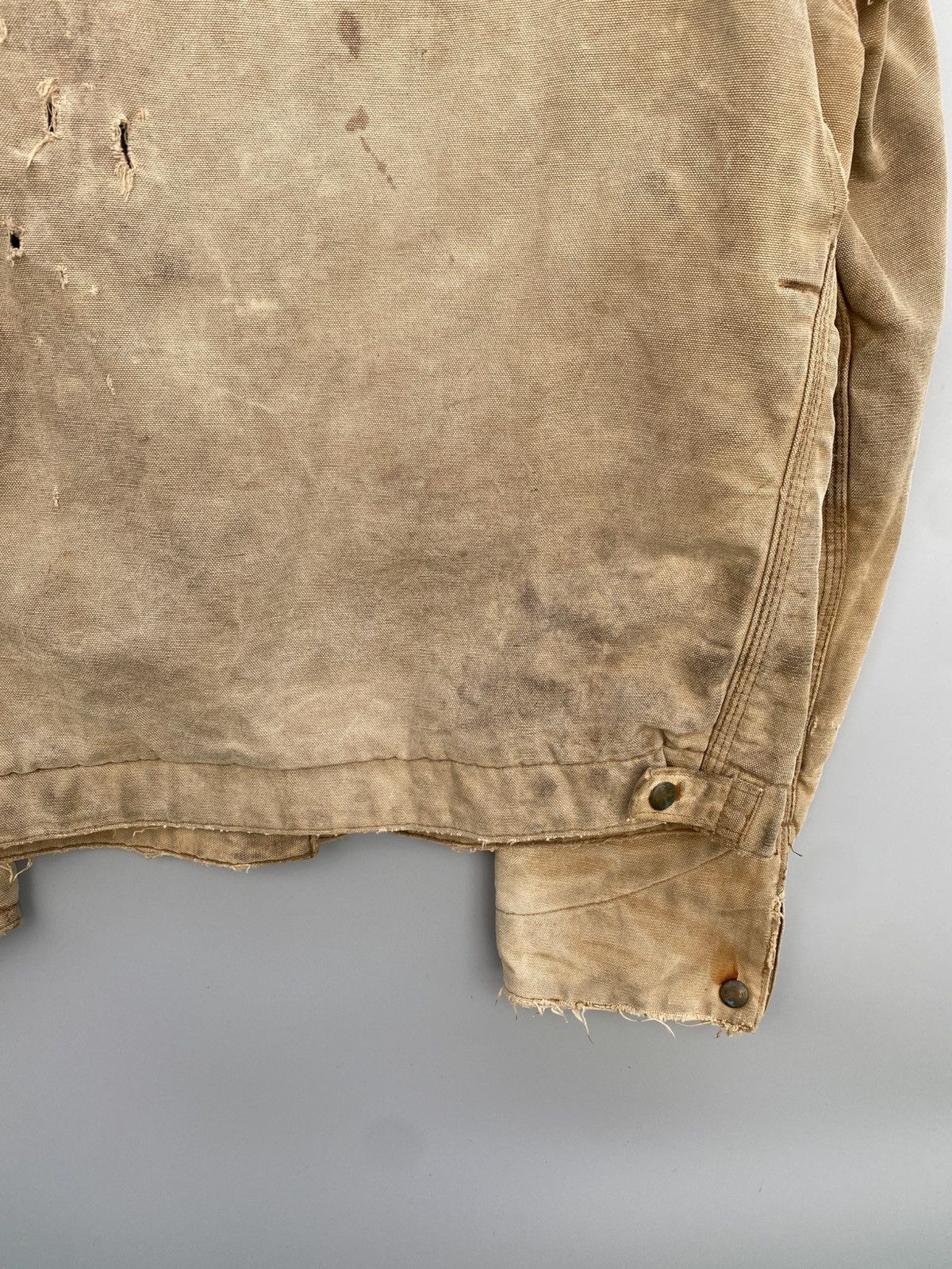Carhartt 1990s Thrashed Carhartt Detroit Jacket Size US L / EU 52-54 / 3 - 12 Thumbnail