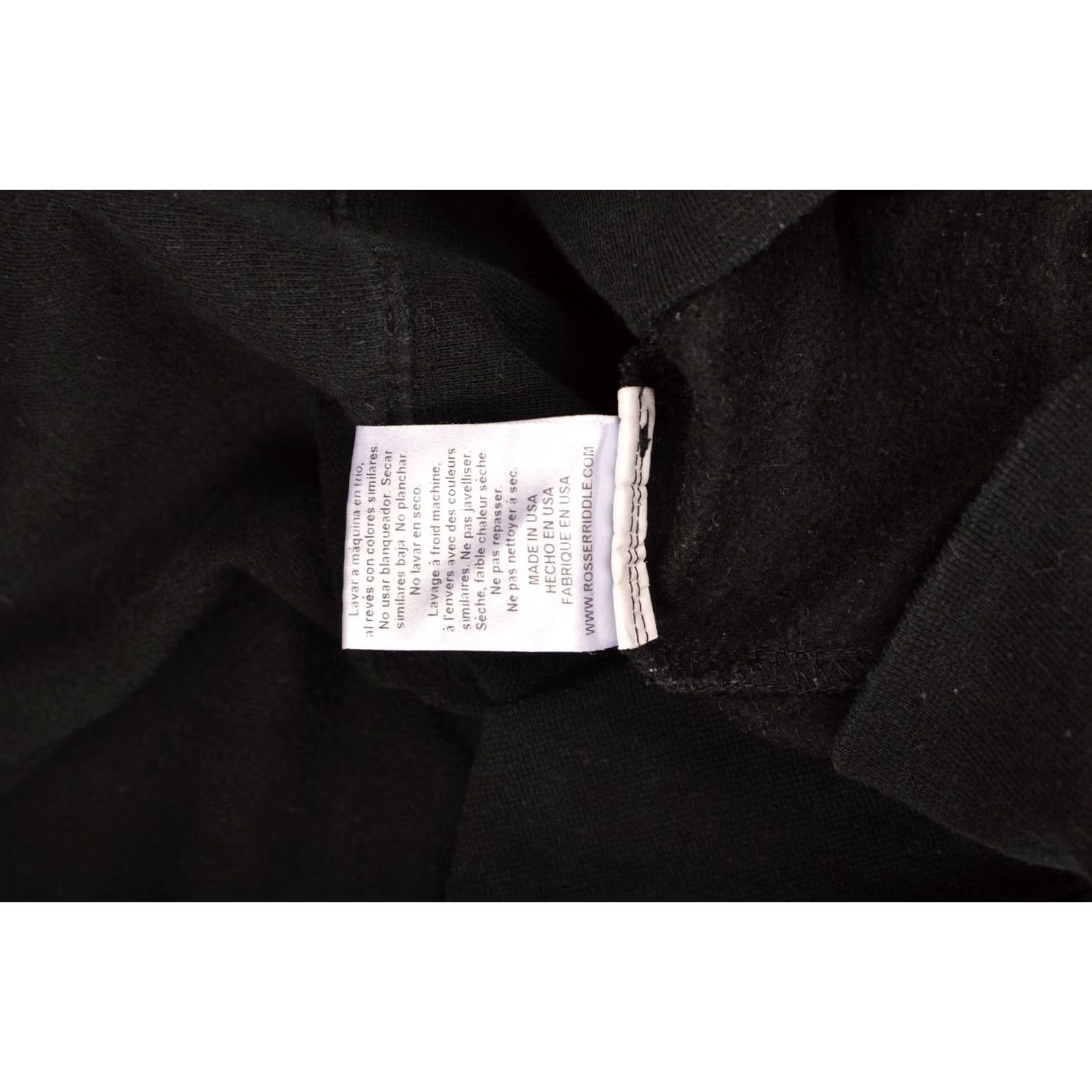 Vintage Rosser Riddle New York Vintage Cotton Blend Pullover Sweatshirt M Black USA Buttons Size US M / EU 48-50 / 2 - 7 Thumbnail