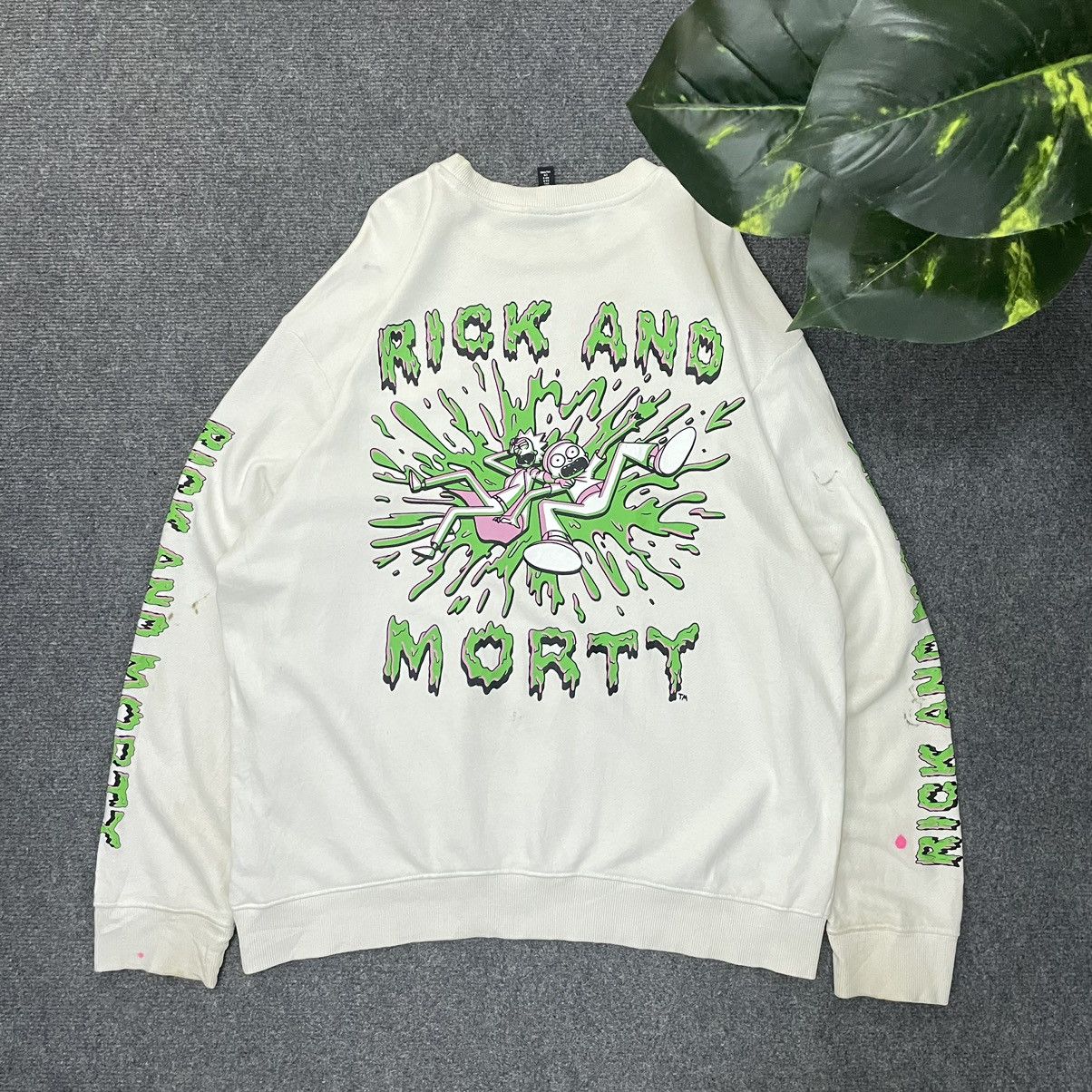 Cartoon Network × H&M Y2K H&M x Rick & Morty Cartoon Network Crewneck Size US XL / EU 56 / 4 - 1 Thumbnail