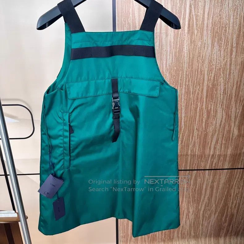 Prada Prada Triangle nylon workwear jumpsuit skirt Size XS / US 0-2 / IT 36-38 - 2 Thumbnail