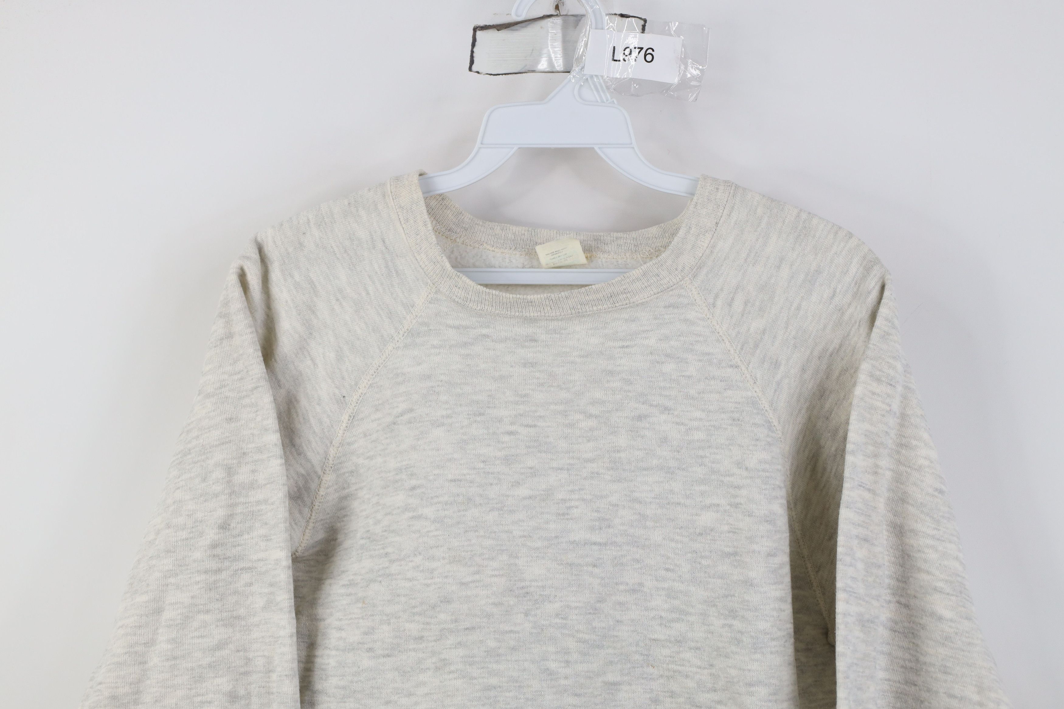 Vintage Vintage 60s 70s Streetwear Raglan Sweatshirt Heather Gray US Size M / US 6-8 / IT 42-44 - 2 Thumbnail