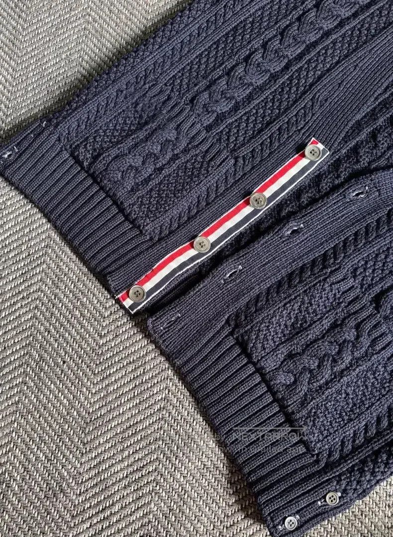 Thom Browne Thom Browne Textured knit cardigan Size US M / EU 48-50 / 2 - 5 Thumbnail
