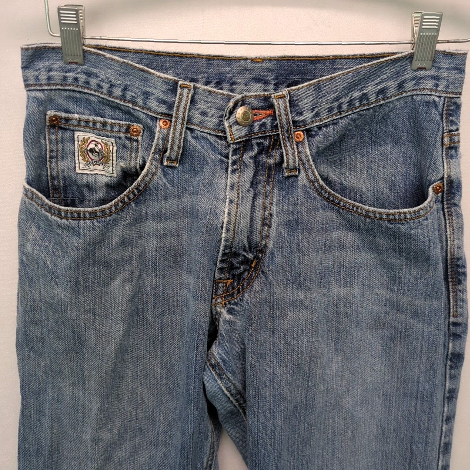 Vintage VINTAGE Cinch White Label Jeans Men 28x30 Blue Denim 5-Pocket Western Style Relaxed Regular Straight Size US 28 / EU 44 - 4 Thumbnail