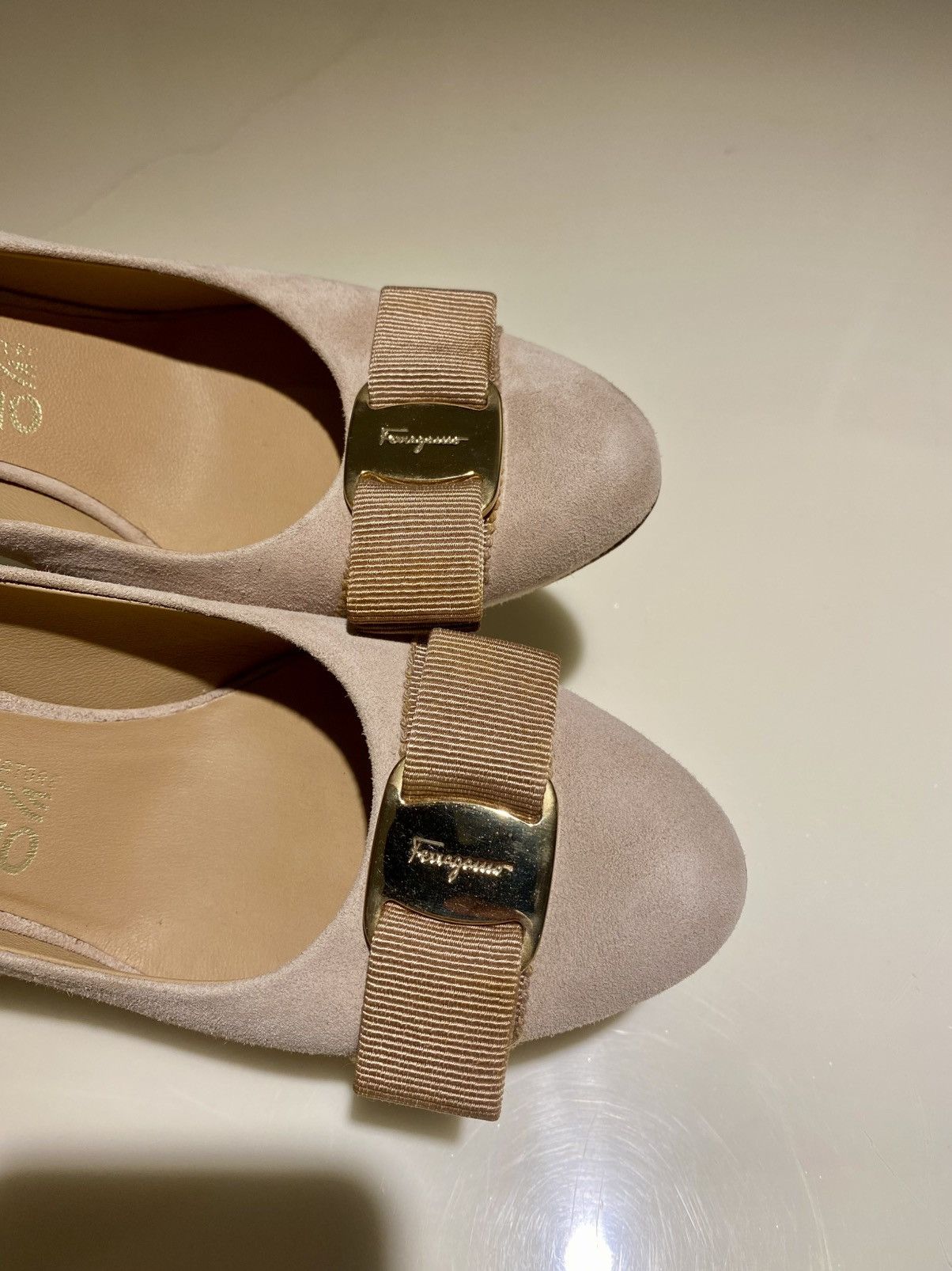 Salvatore Ferragamo Salvatore Ferragamo Vara Bow Peep Toe Hells Size5.5 Size US 5.5 / IT 35.5 - 9 Thumbnail