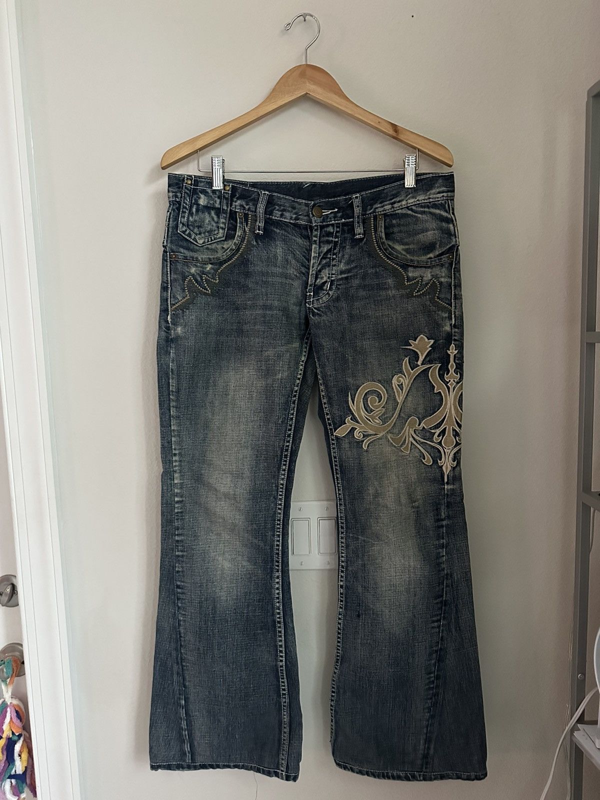 TORNADO MART 退廃 crash design cut sew Vintage TORNADO MART JAPAN Distressed Denim Studded Twisted