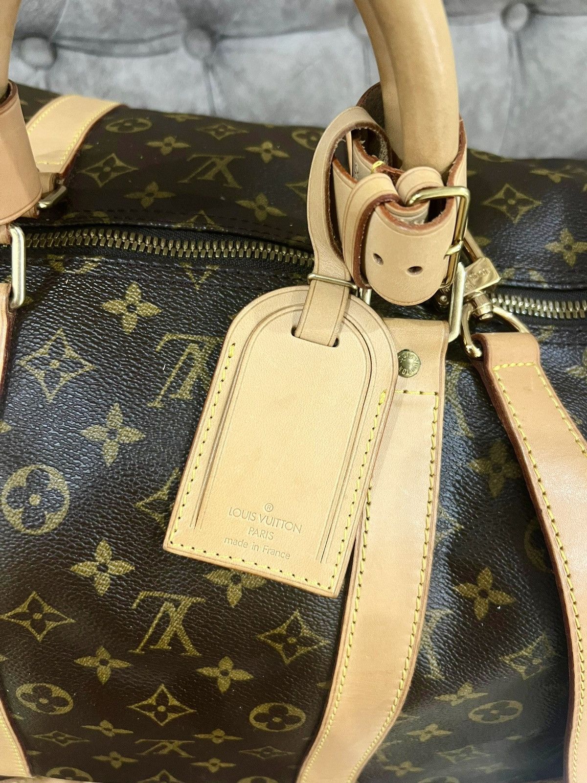 Louis Vuitton LOUIS VUITTON 'KEEPALL 55' Monogram FRANCE SUPERB CONDITION! Size ONE SIZE - 9 Thumbnail