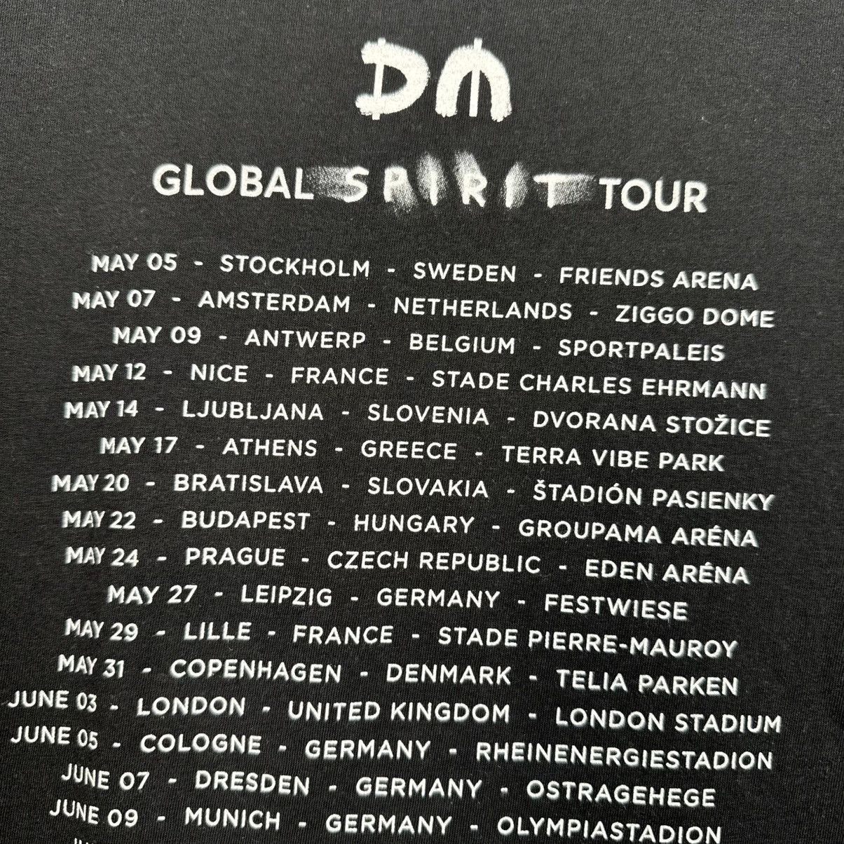 Gildan GLOBAL SPIRIT Y2K RARE TEE 2017 TOUR ROCK BAND BLACK T-SHIRT Size US XL / EU 56 / 4 - 10 Thumbnail