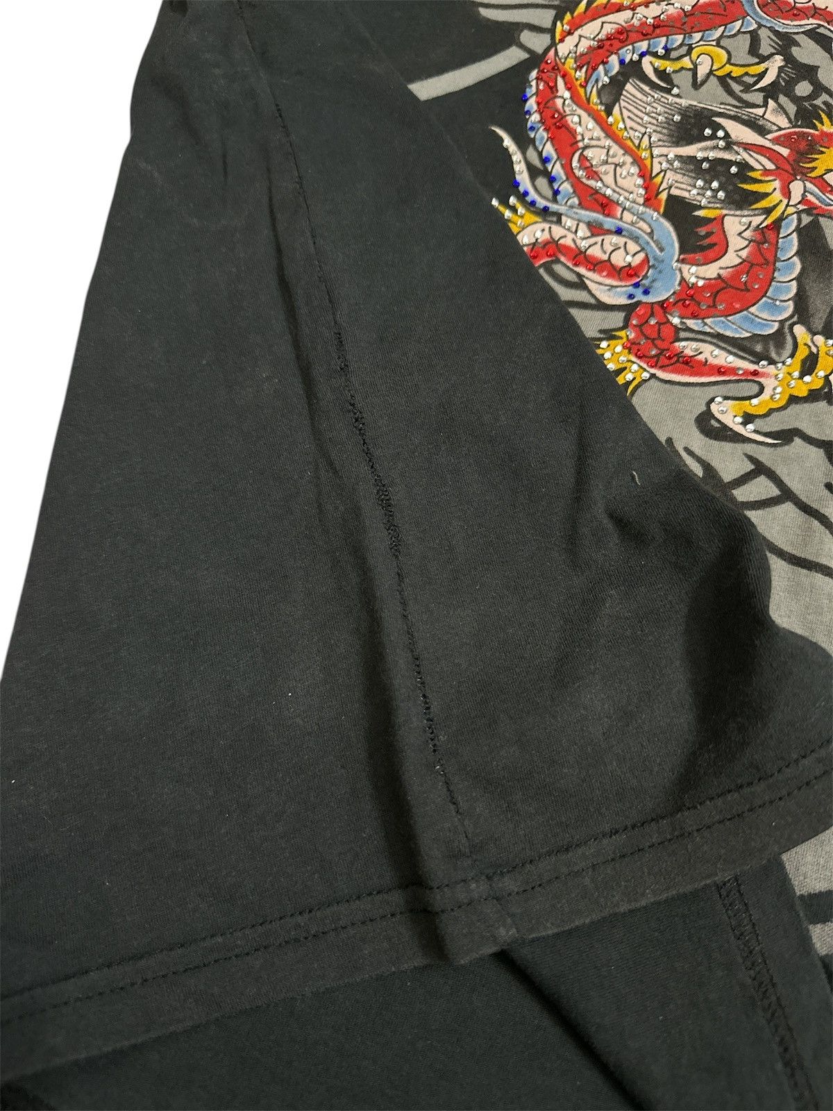 GOA 2000s Distressed Ed Hardy Christian Audigier Lgb Jnco Style Size US XL / EU 56 / 4 - 7 Thumbnail