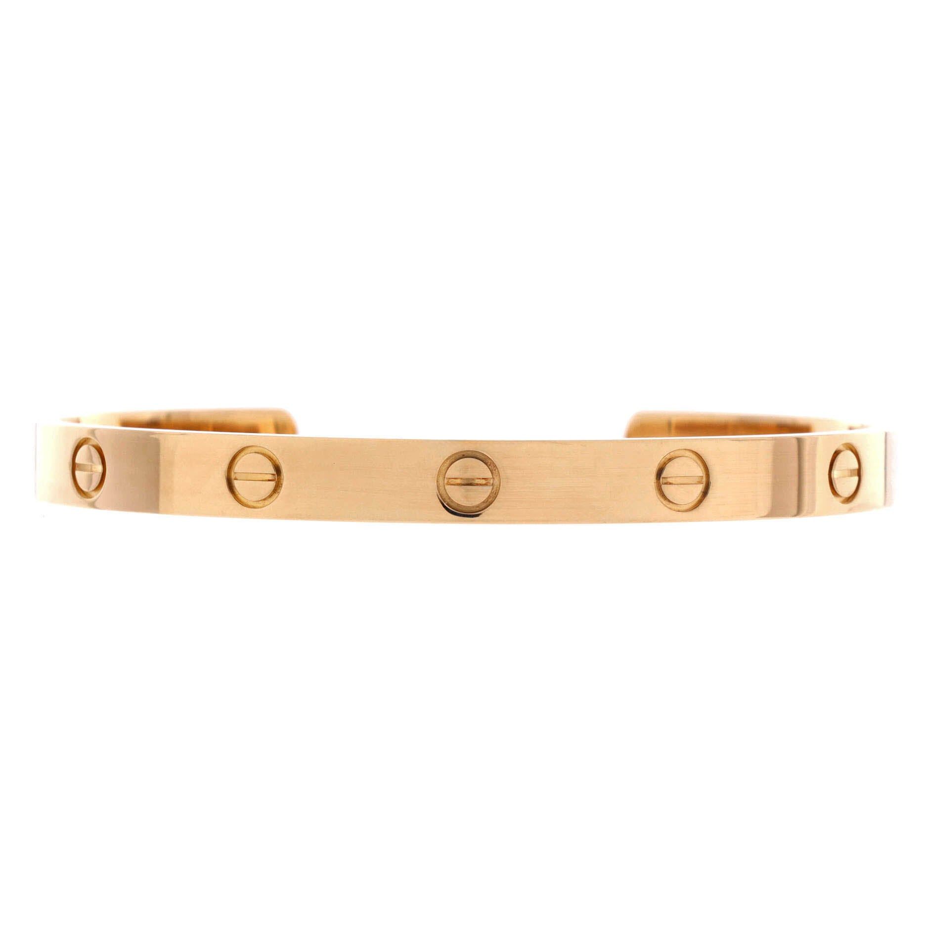 Cartier Love Cuff Bracelet Size ONE SIZE - 1 Thumbnail