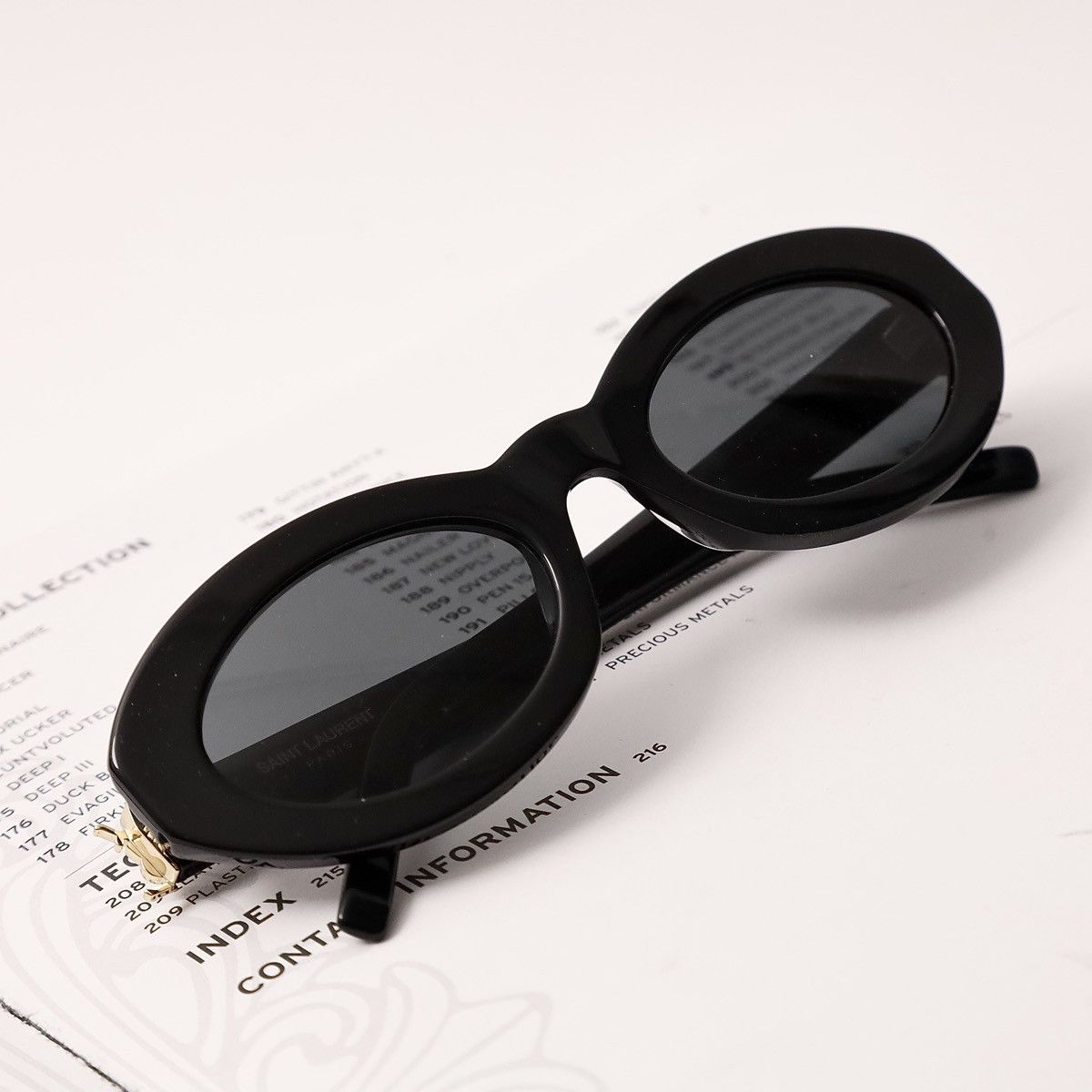 Yves Saint Laurent SAINT LAURENT SL M136 001 SUNGLASSES Size ONE SIZE - 9 Thumbnail
