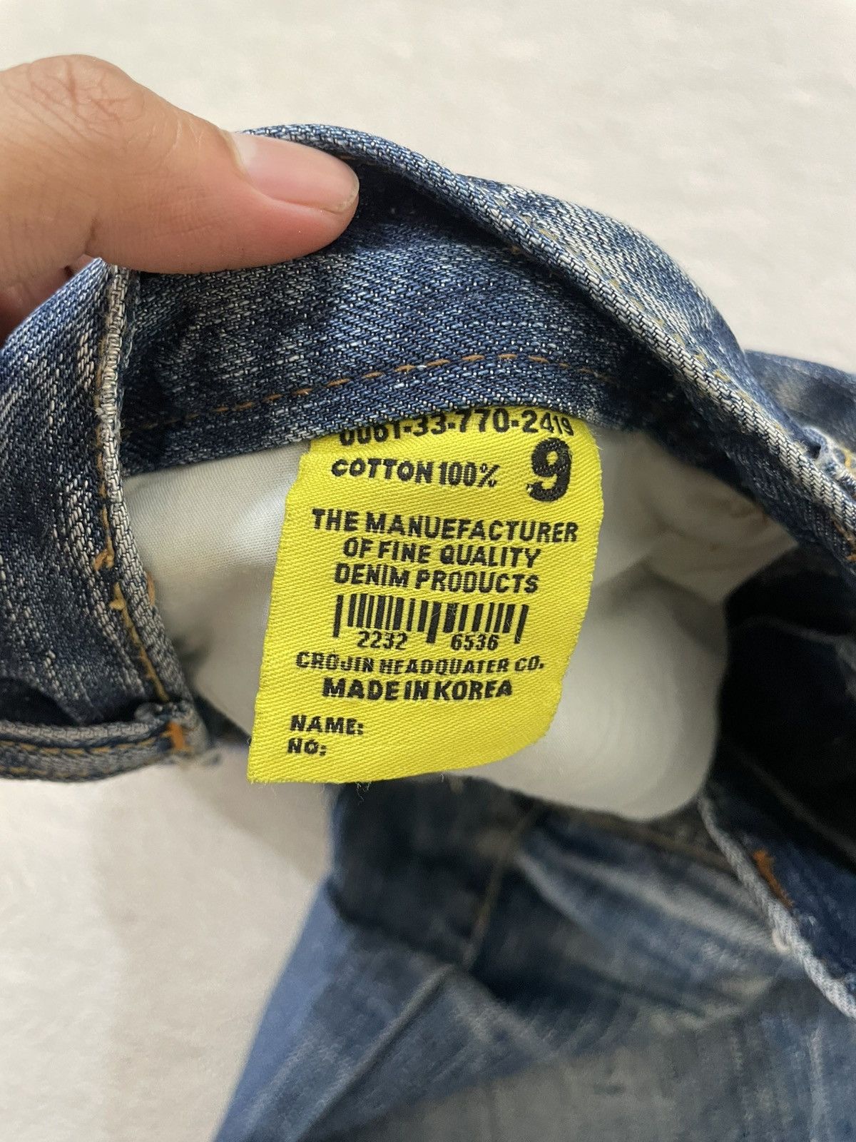 Japanese Brand 00s Diesel Flare Denim Distressed Bootcut Blue Jeans Wash Y2 Size US 31 - 7 Thumbnail