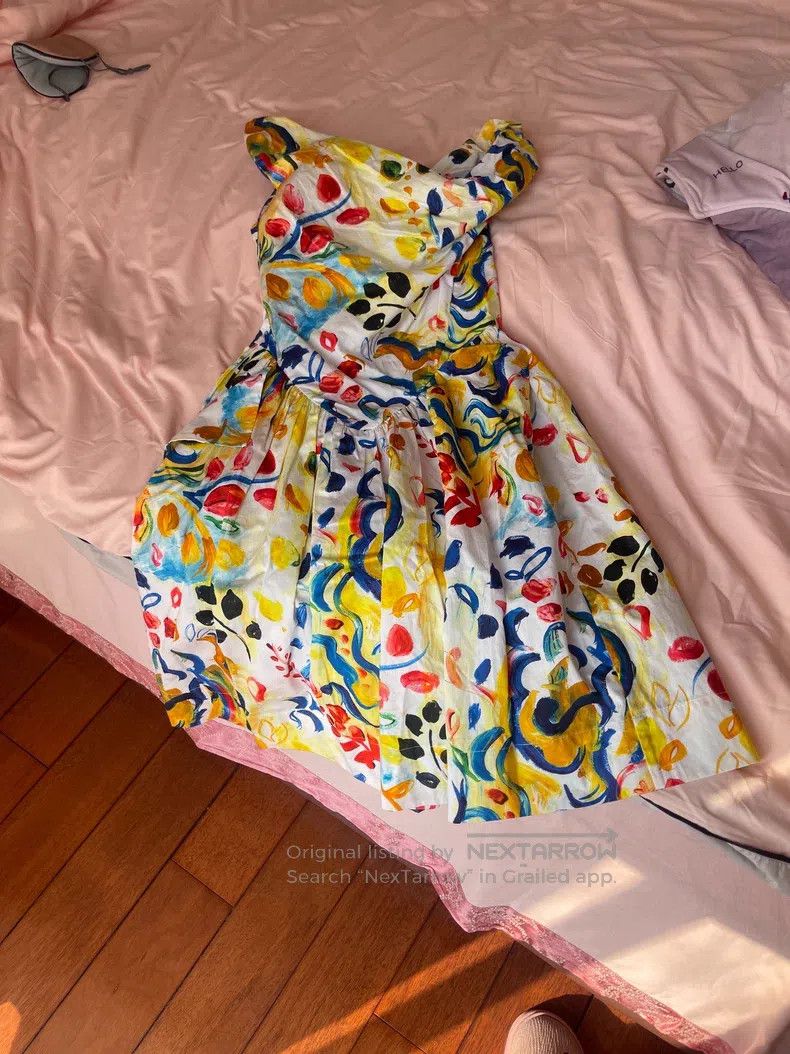 Vivienne Westwood Vivienne Westwood Graffiti Waist-Cinching Dress Size M / US 6-8 / IT 42-44 - 6 Thumbnail