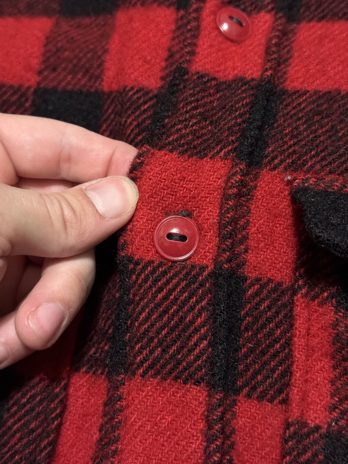 Woolrich Woolen Mills Vintage 60s 70s Woolrich Plaid Wool Button Up Flannel Shirt Size US S / EU 44-46 / 1 - 6 Thumbnail