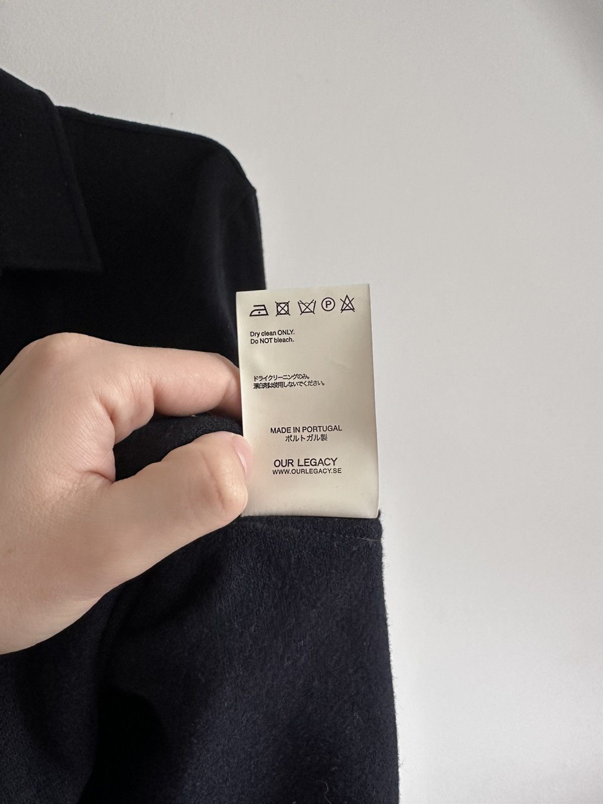 Our Legacy Our Legacy Navy Light Cash Wool Over Shirt Size US M / EU 48-50 / 2 - 5 Thumbnail