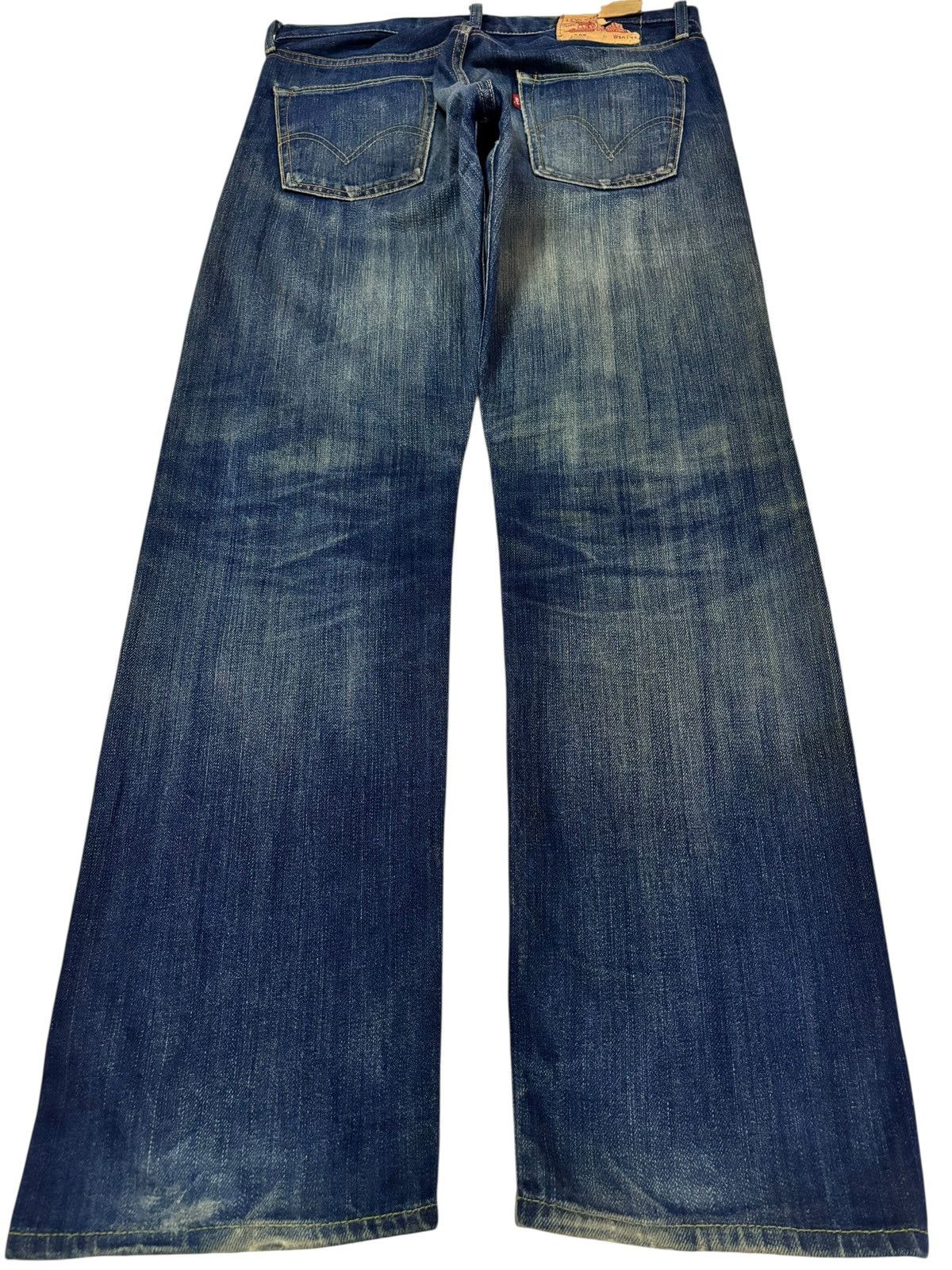 Levi's Vtg 90s Levis Japan 505 Distressed Jeans Size US 31 - 2 Thumbnail