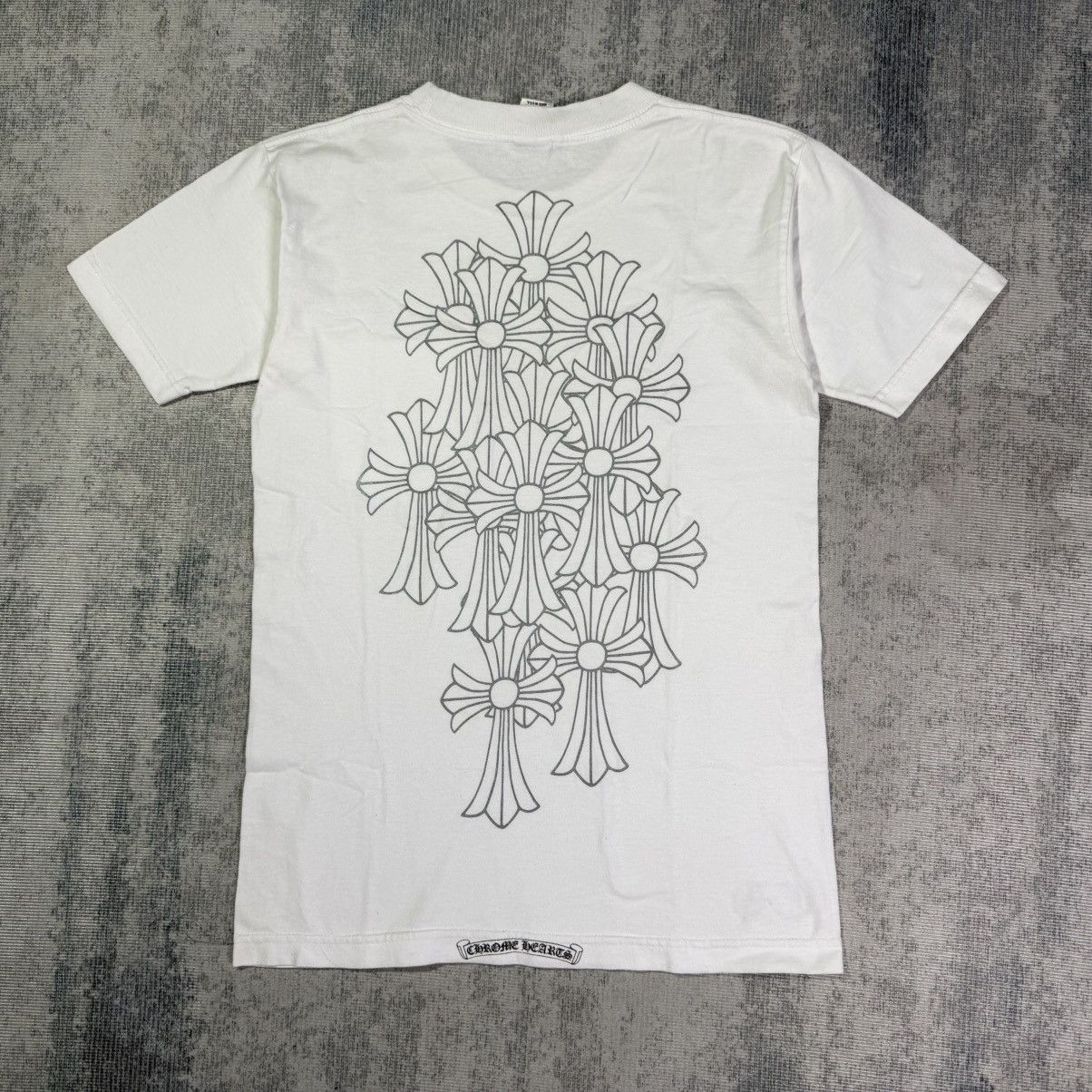 Chrome Hearts RARE! 2010s SILVER Print Cemetery Graveyard Cross Size US S / EU 44-46 / 1 - 1 Thumbnail