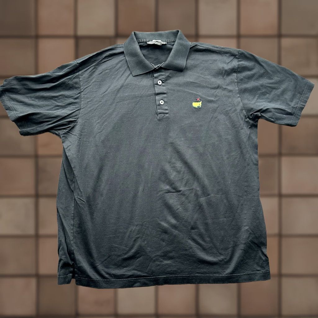 Vintage Master's Polo Shirt Men L Black Cotton Golfing Sports Polo Shirt Size US L / EU 52-54 / 3 - 1 Thumbnail