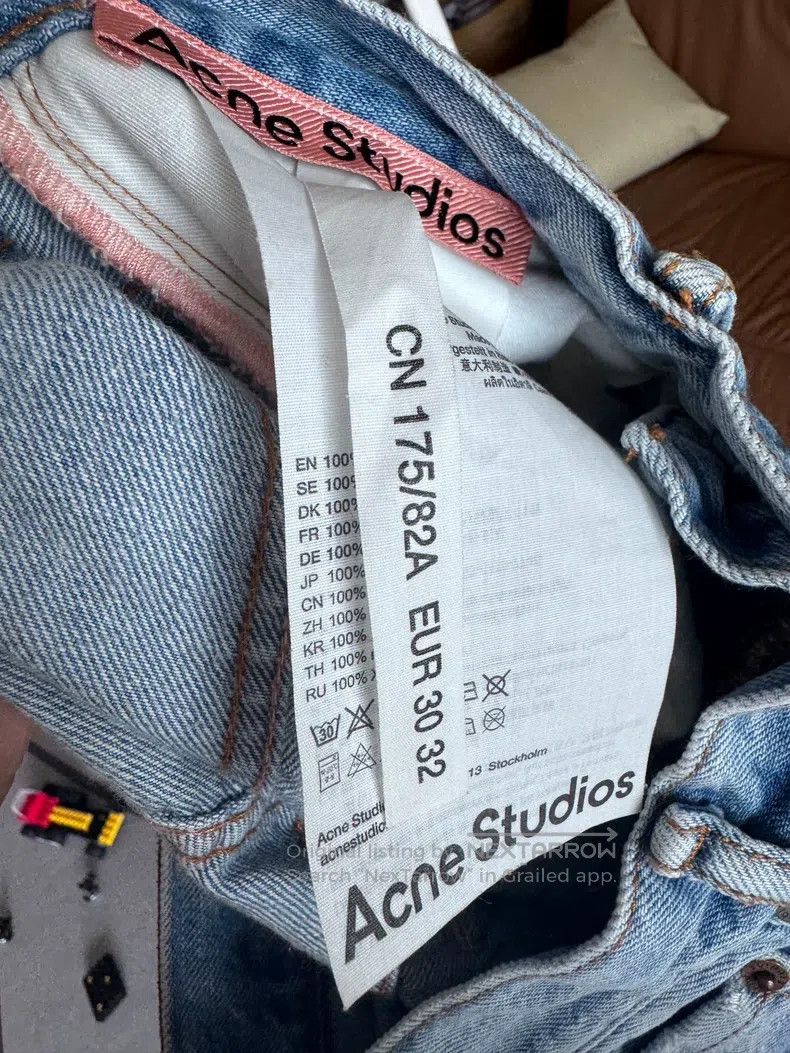 Acne Studios Acne Studios Washed Denim Pants Size US 30 / EU 46 - 4 Thumbnail