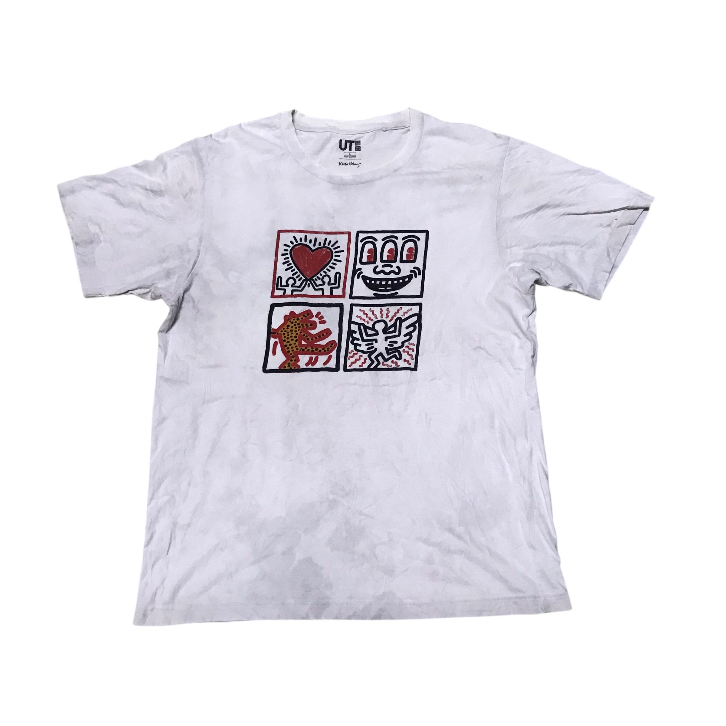 Keith Haring Uniqlo X Keith Haring Art tshirt Size US L / EU 52-54 / 3 - 1 Thumbnail