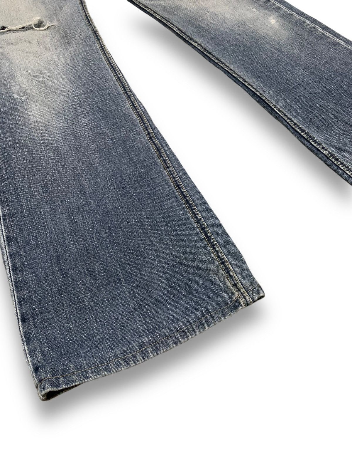 Japanese Brand Vintage Japanese Brand Aldelio Bootcut Distressed Jeans Size US 31 - 9 Thumbnail