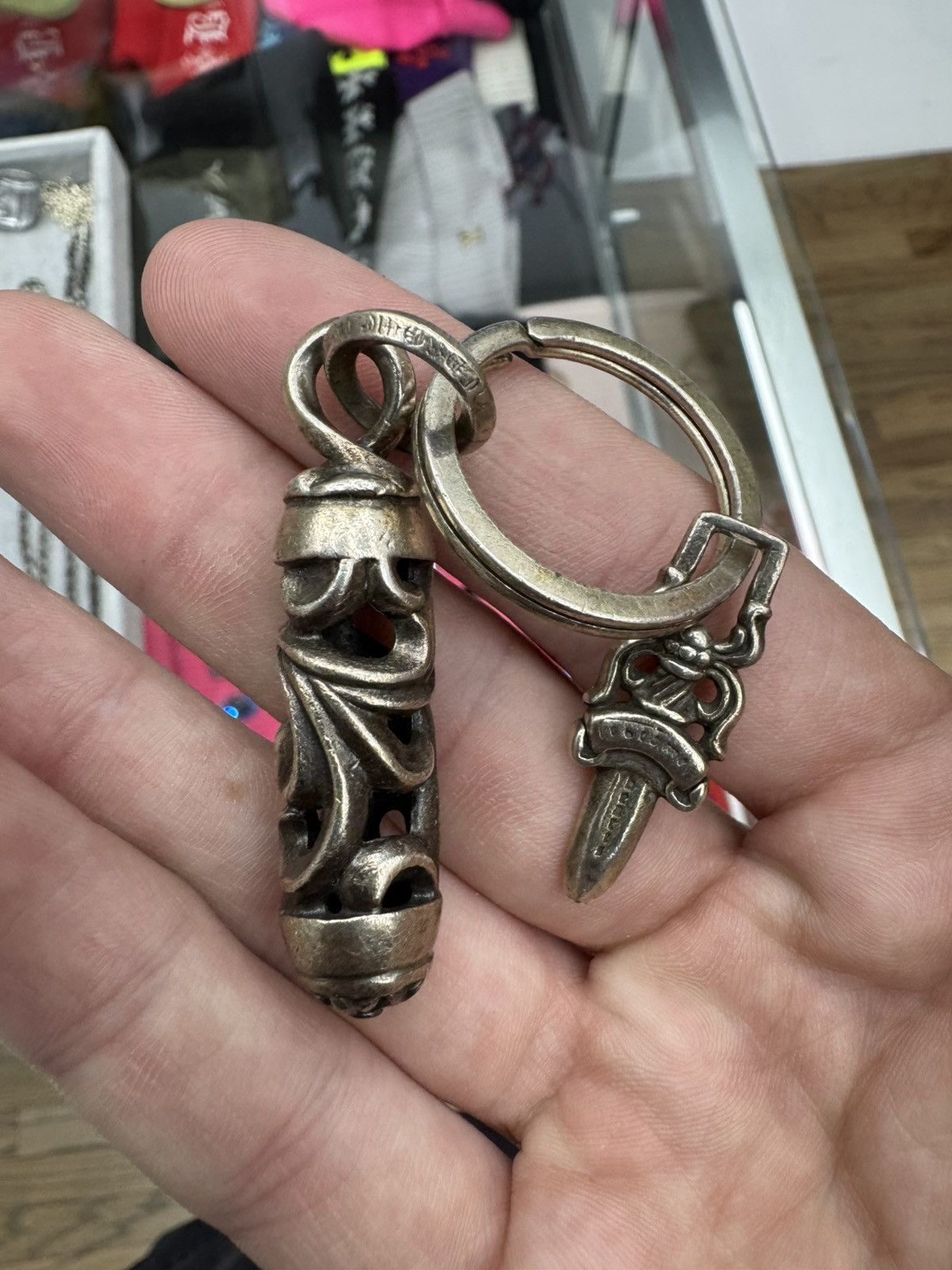Chrome Hearts Chrome Hearts Dagger + Roller Keychain Size ONE SIZE - 4 Thumbnail