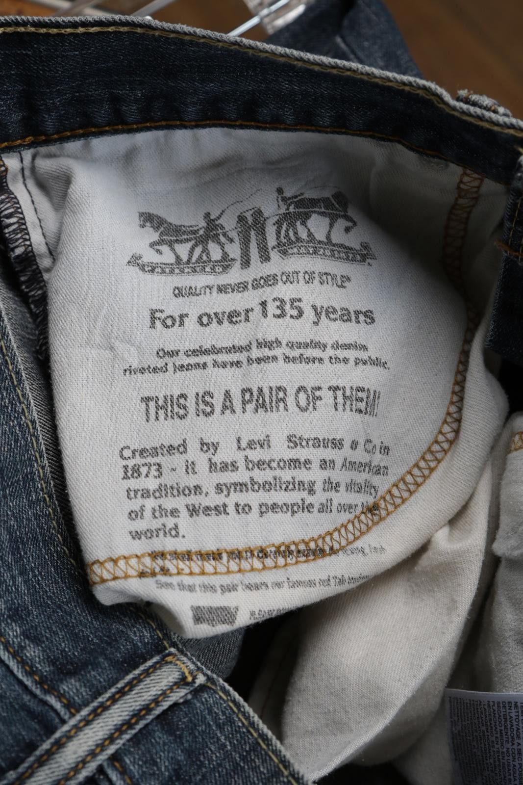 Levi's 00's Levi's 559 Distressed Hem Straight-Leg Jeans Size US 33 - 8 Thumbnail