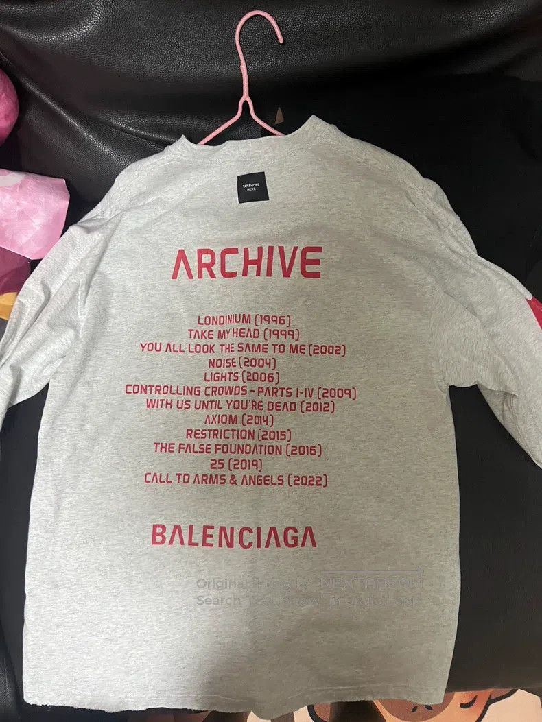 Balenciaga Balenciaga Grey Long Sleeve Size US S / EU 44-46 / 1 - 5 Thumbnail