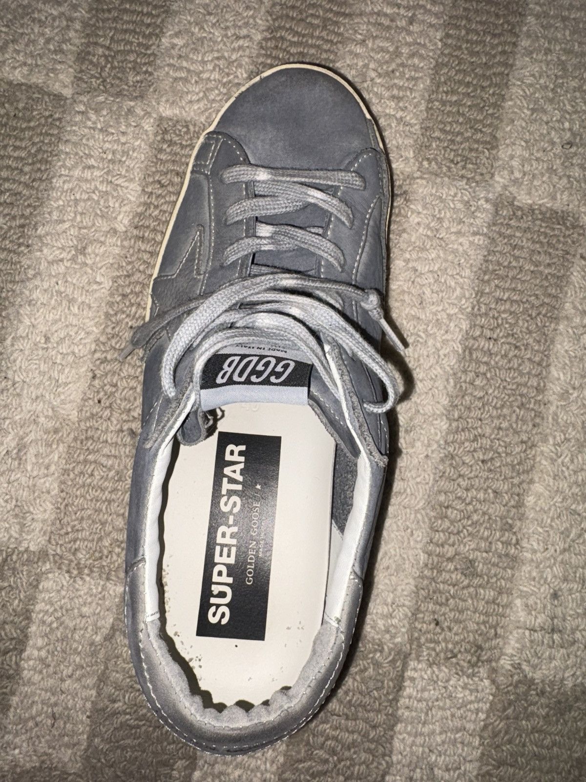 Golden Goose Golden Goose Superstar Sneakers Light Blue Suede Star Lows Size US 9 / IT 39 - 5 Thumbnail