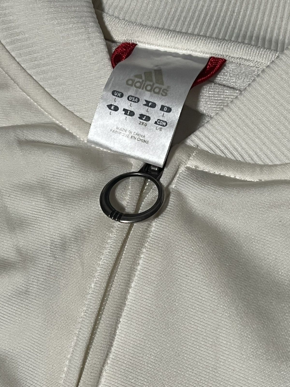 Adidas × Vintage Vintage Adidas 3 Stripes Full Zip Up Track Jacket Size US L / EU 52-54 / 3 - 2 Thumbnail